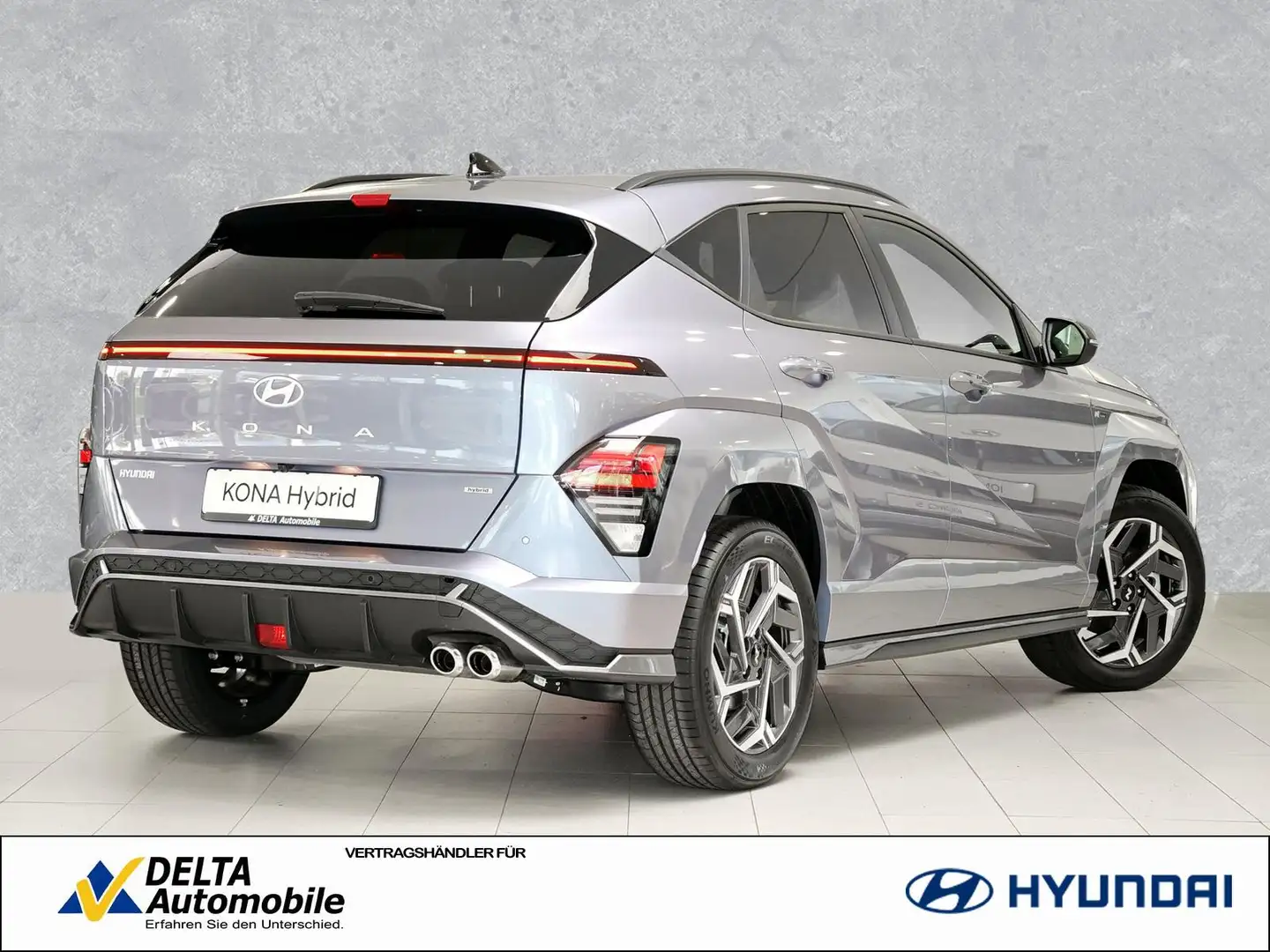 Hyundai KONA 1.6 T-GDI DCT N-Line Glas-Schiebedach Blau - 2