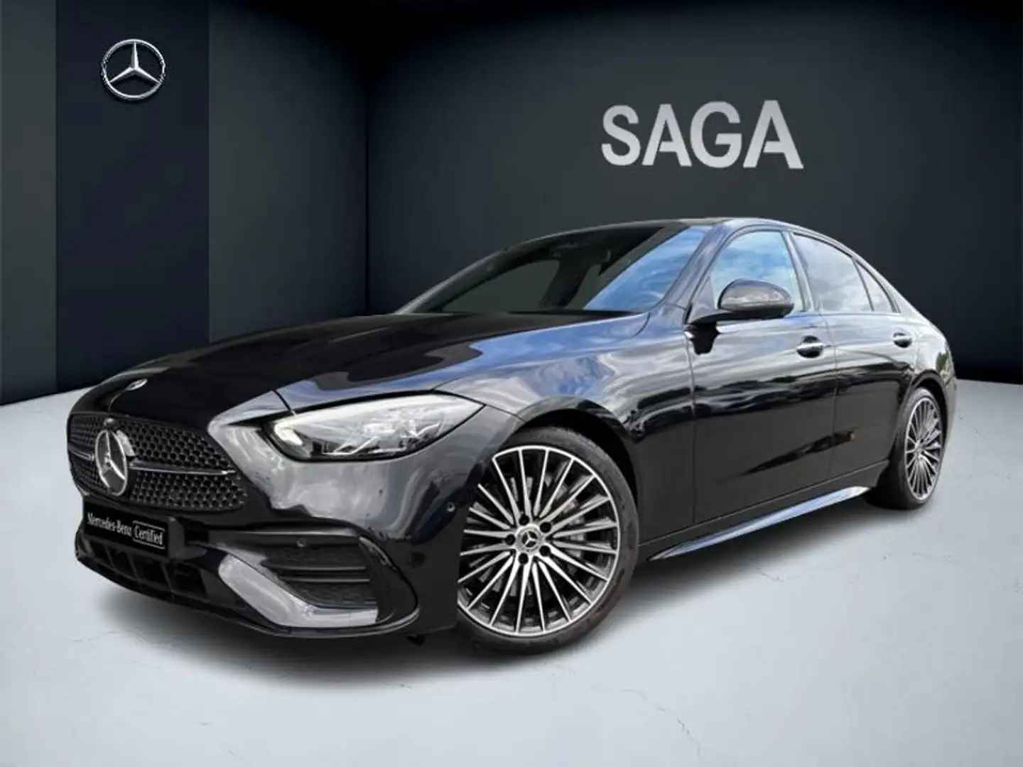 Mercedes-Benz C 200 d AMG Line Noir - 1