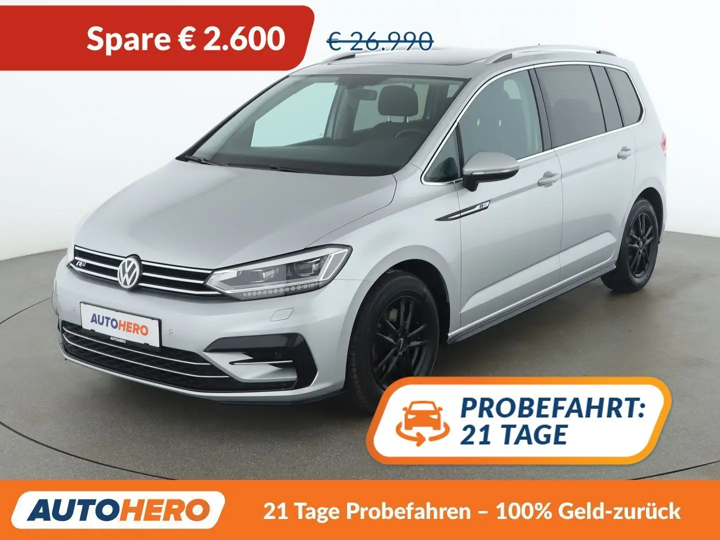 Volkswagen Touran 1.5 TSI ACT Highline BlueMotion R-Line Silber - 1