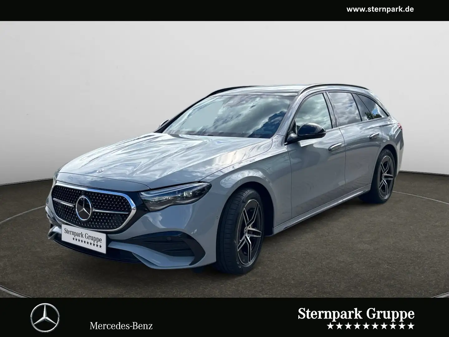 Mercedes-Benz E 300 E 300 de 4M T AMG +Distronic+Airmatic+AHK+360°+ Grau - 1