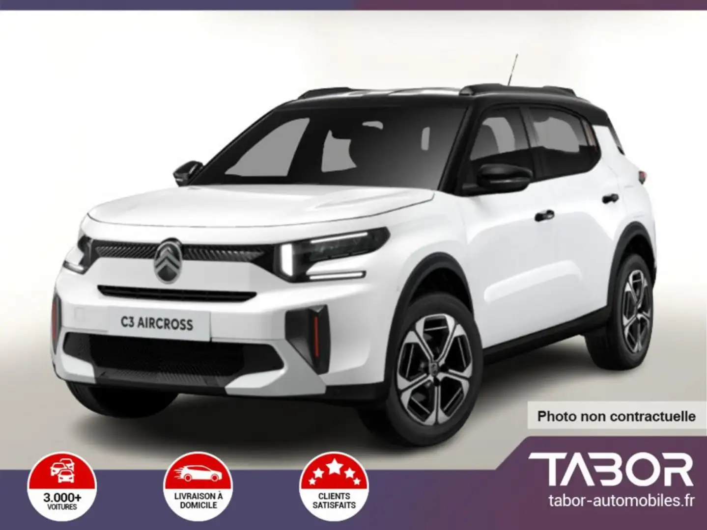 Citroen C3 Aircross 1.2 Hybrid 145 DSC6 MAX HUD Blanc - 1