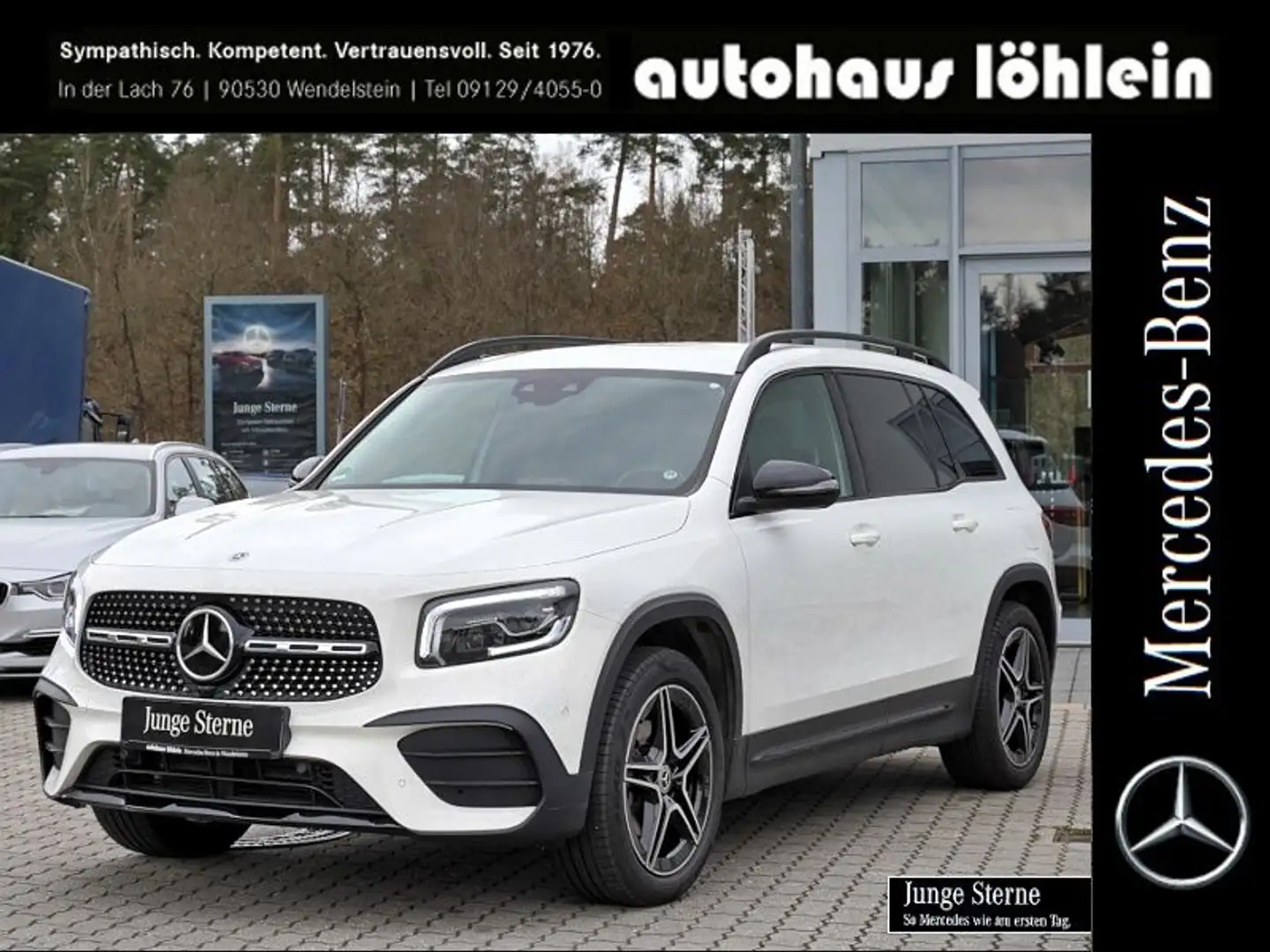 Mercedes-Benz GLB 200 AMG DISTRONIC+HUD+NIGHT+SOUND+KAM+MULTI- Weiß - 1