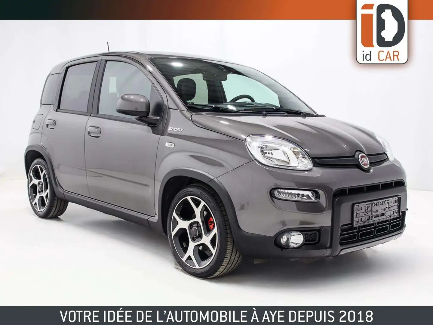 Fiat Panda 1.0 HYBRID SPORT CLIM RADAR CARPLAY JA16 Gris - 1
