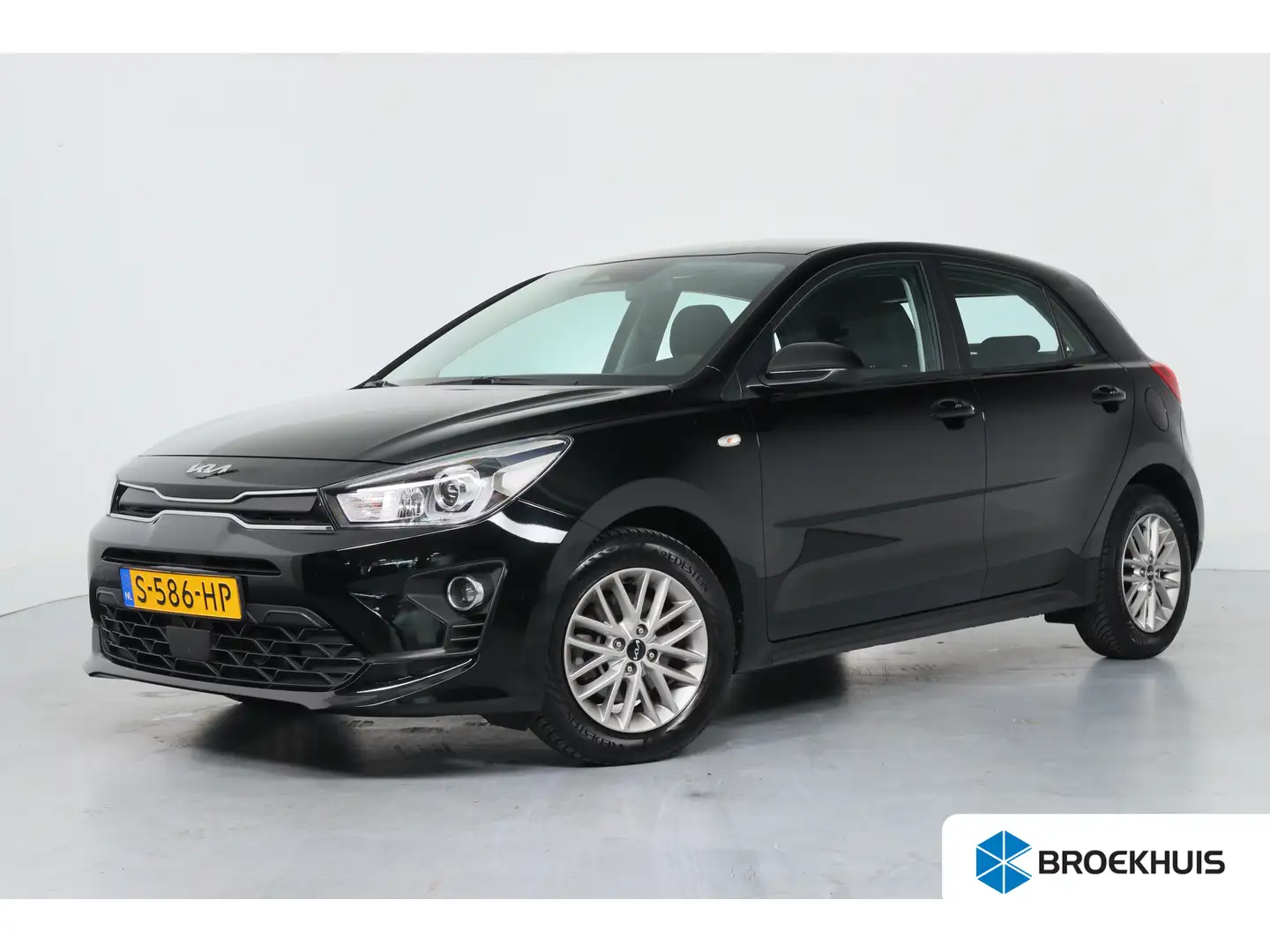 Kia Rio 1.0 T-GDi MHEV DynamicLine | Navigatie | Climate C Zwart - 1