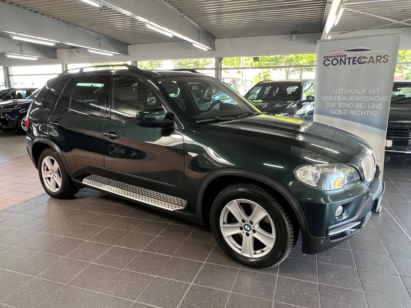 BMW X5 3.0 d Sport Paket AHK+HuD+Luft+Nevada+XENON Grün - 1