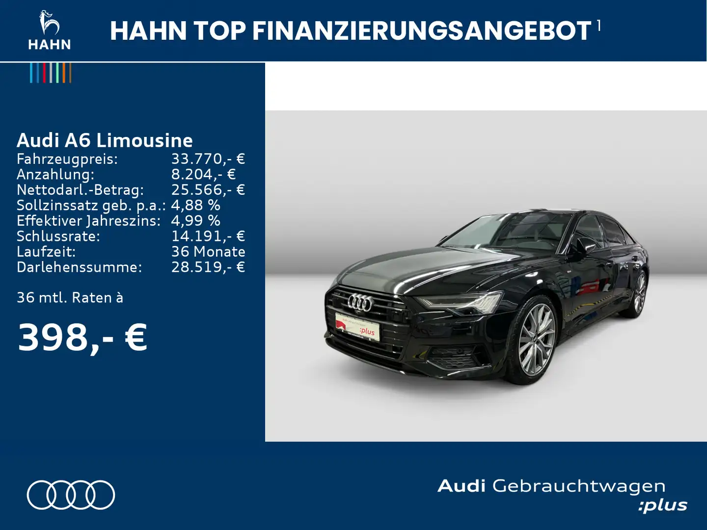 Audi A6 50 TFSIe quattro S line Matrix HUD Noir - 2