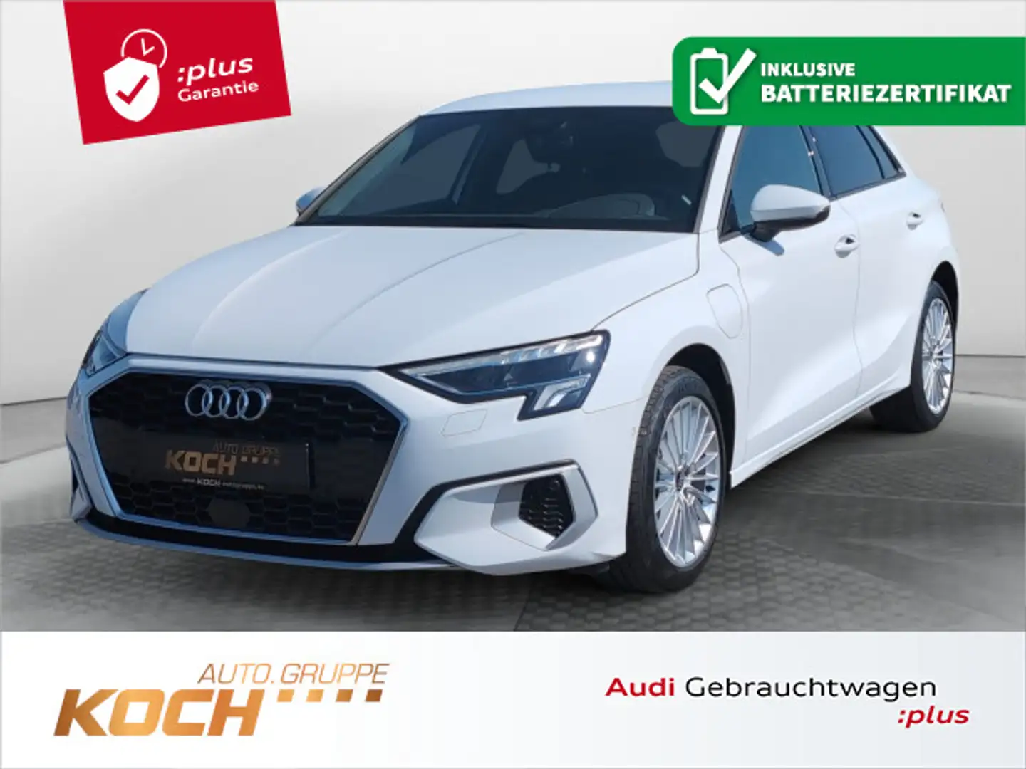 Audi A3 40 TFSI e S-Tronic advanced, LED, A Weiß - 1