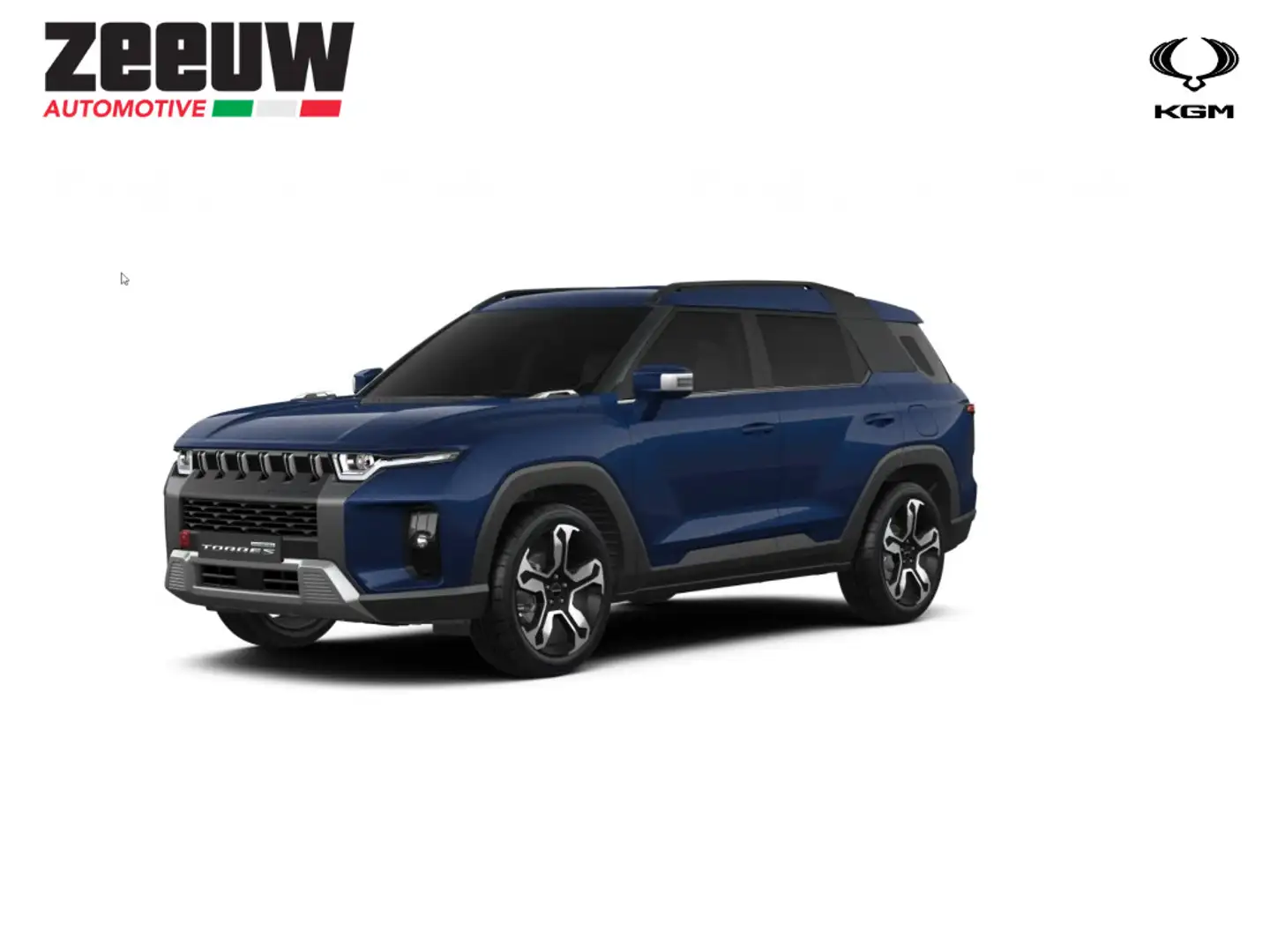 KGM Torres Hybrid 204 PK Titanium | Leder | 360 Cam | Stoelve Blauw - 1