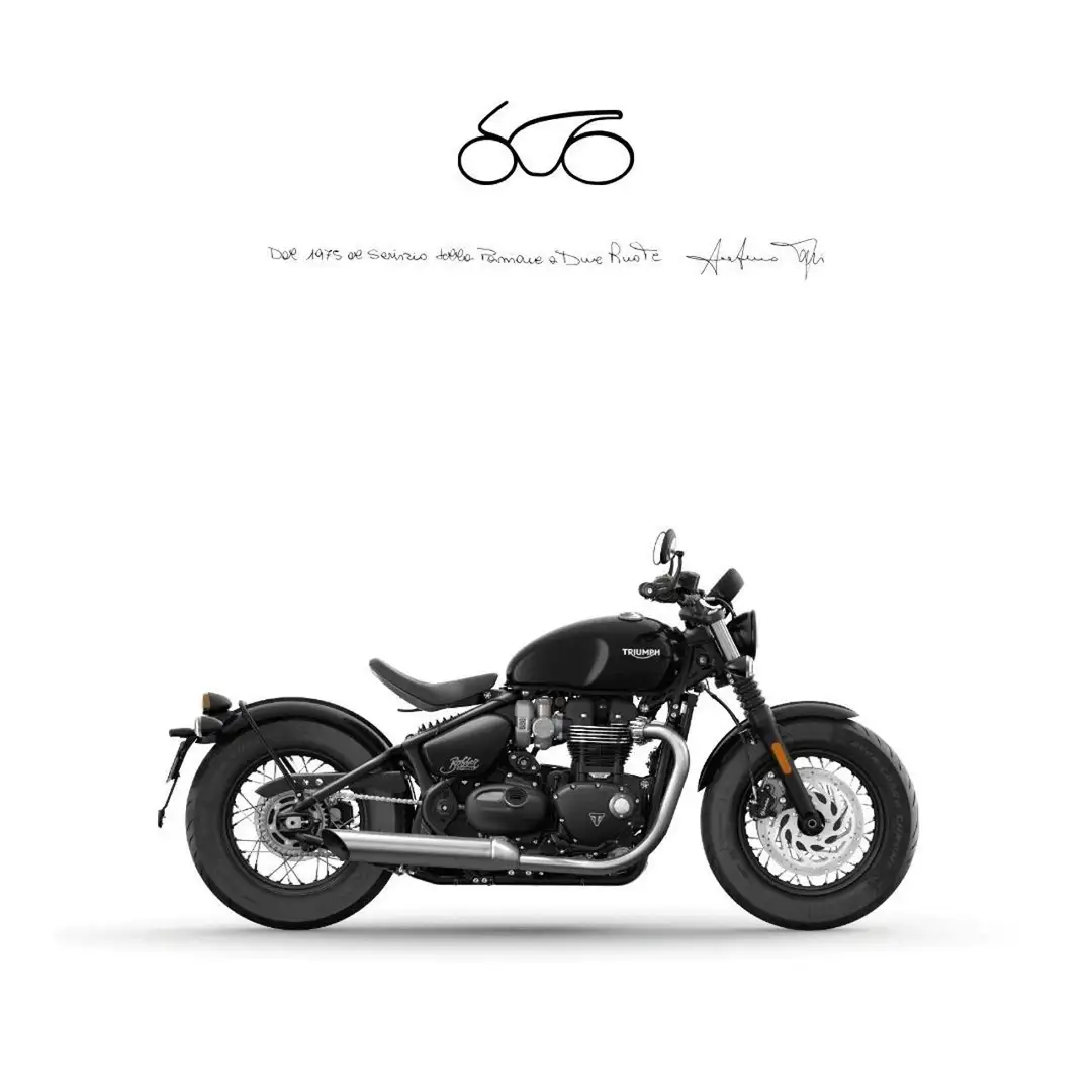 Triumph Bonneville Bobber Bobber Černá - 1