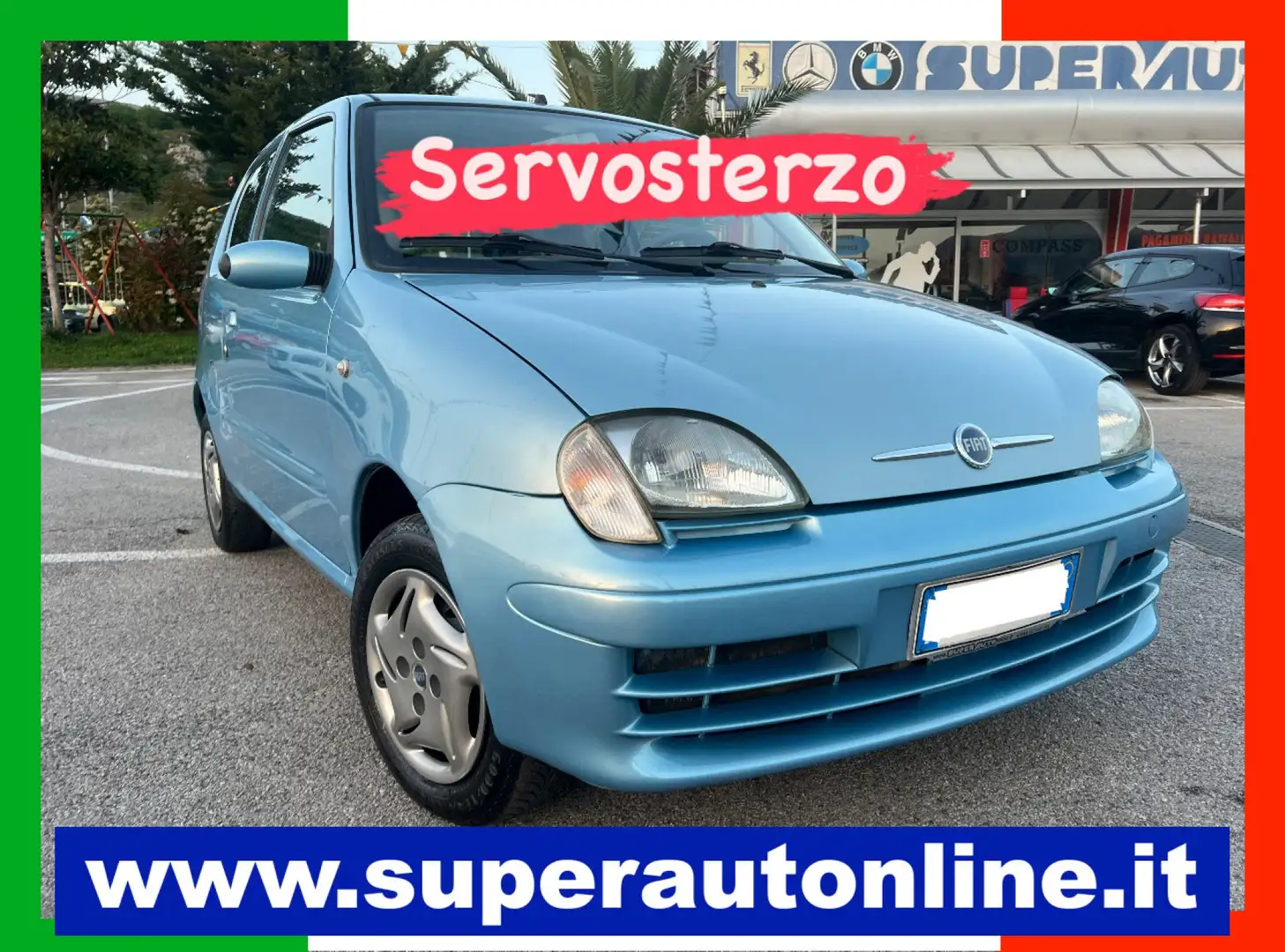 Fiat Seicento 1.1 i.e Синій - 1