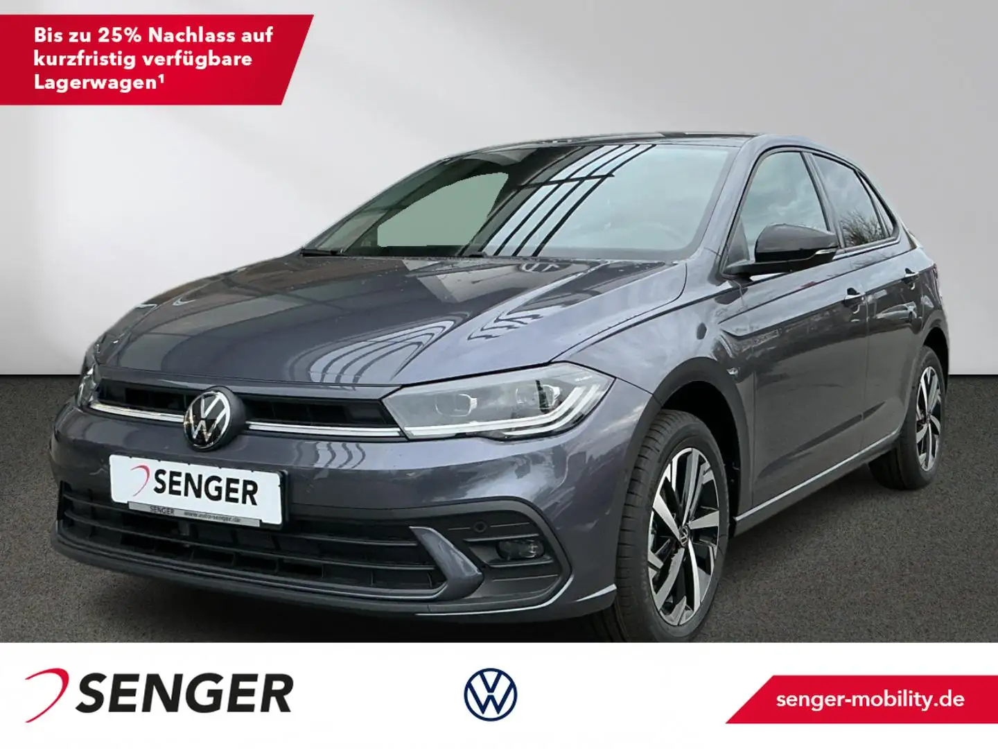 Volkswagen Polo GOAL 1,0 l TSI OPF Digitales Cockpit Navi Grigio - 1