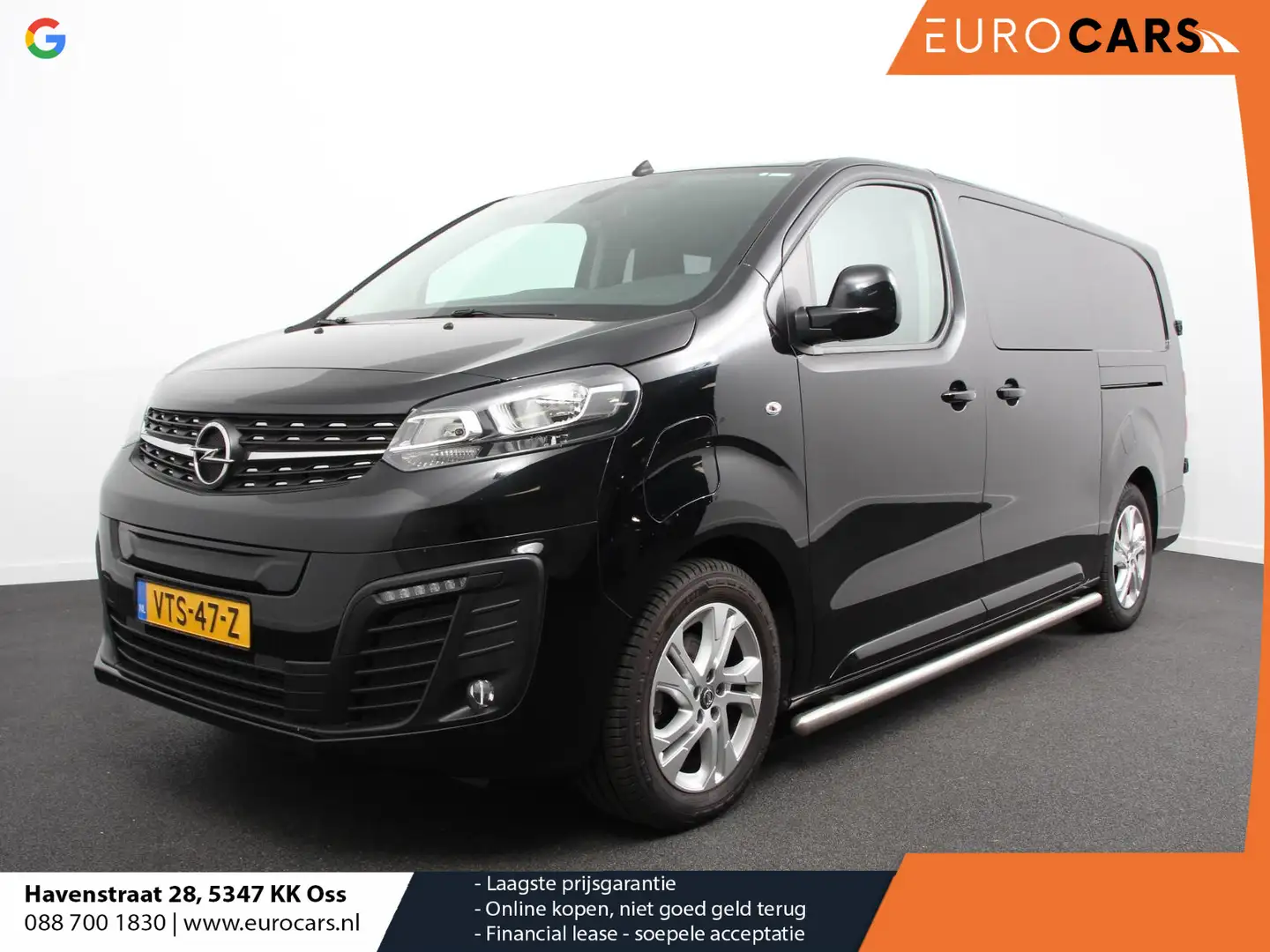 Opel Vivaro-e L3 75 kWh Automaat 6-Persoons Dubbele Cabine Lang Zwart - 1