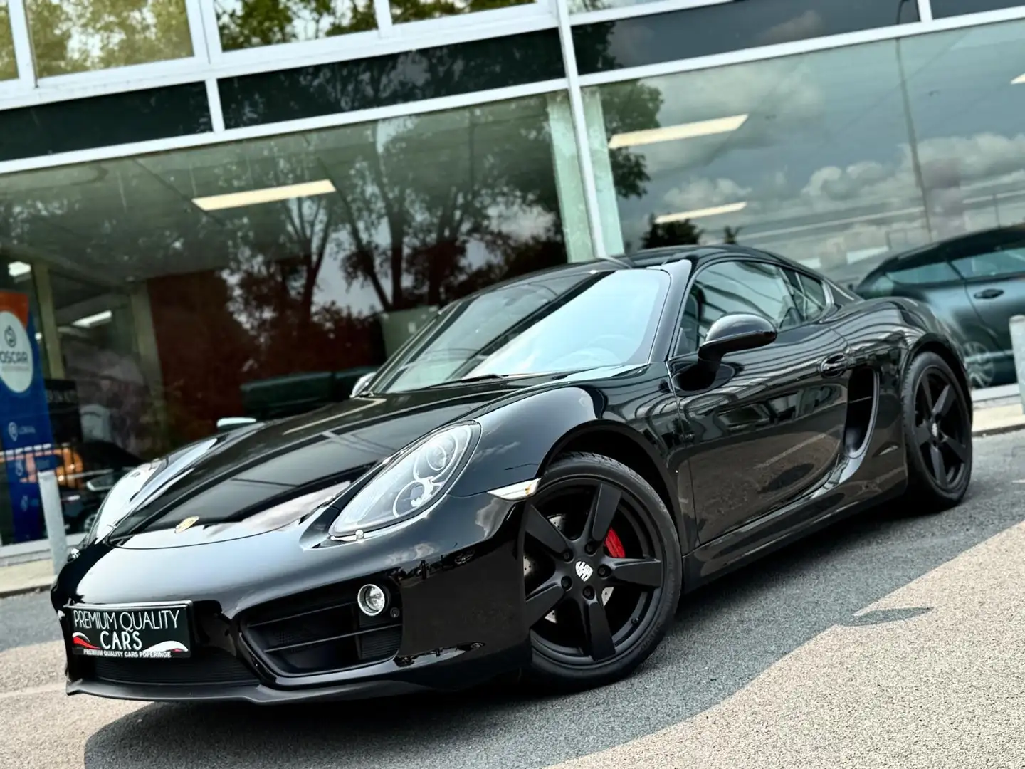 Porsche Cayman 2.7i PDK / FULL BLACK / SPORT EXHAUST /BELGIAN CAR Zwart - 1