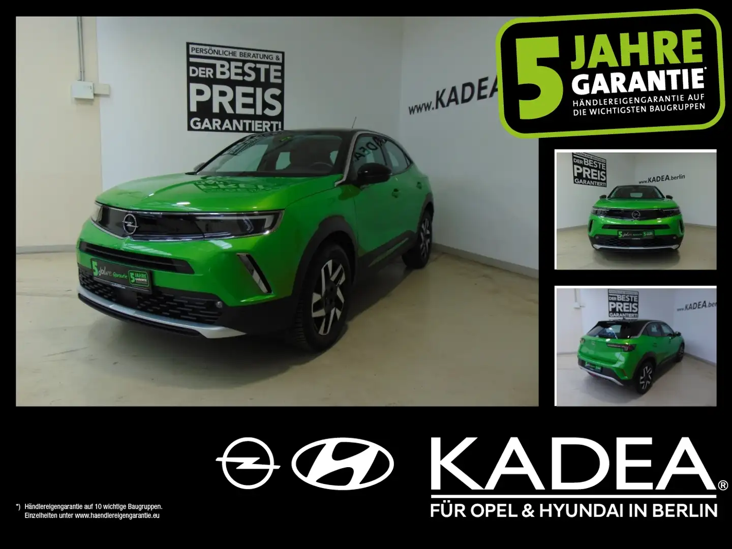 Opel Mokka 1.2 180°Kamera,Sitzheizung,LED,PDC,Carplay Grün - 1