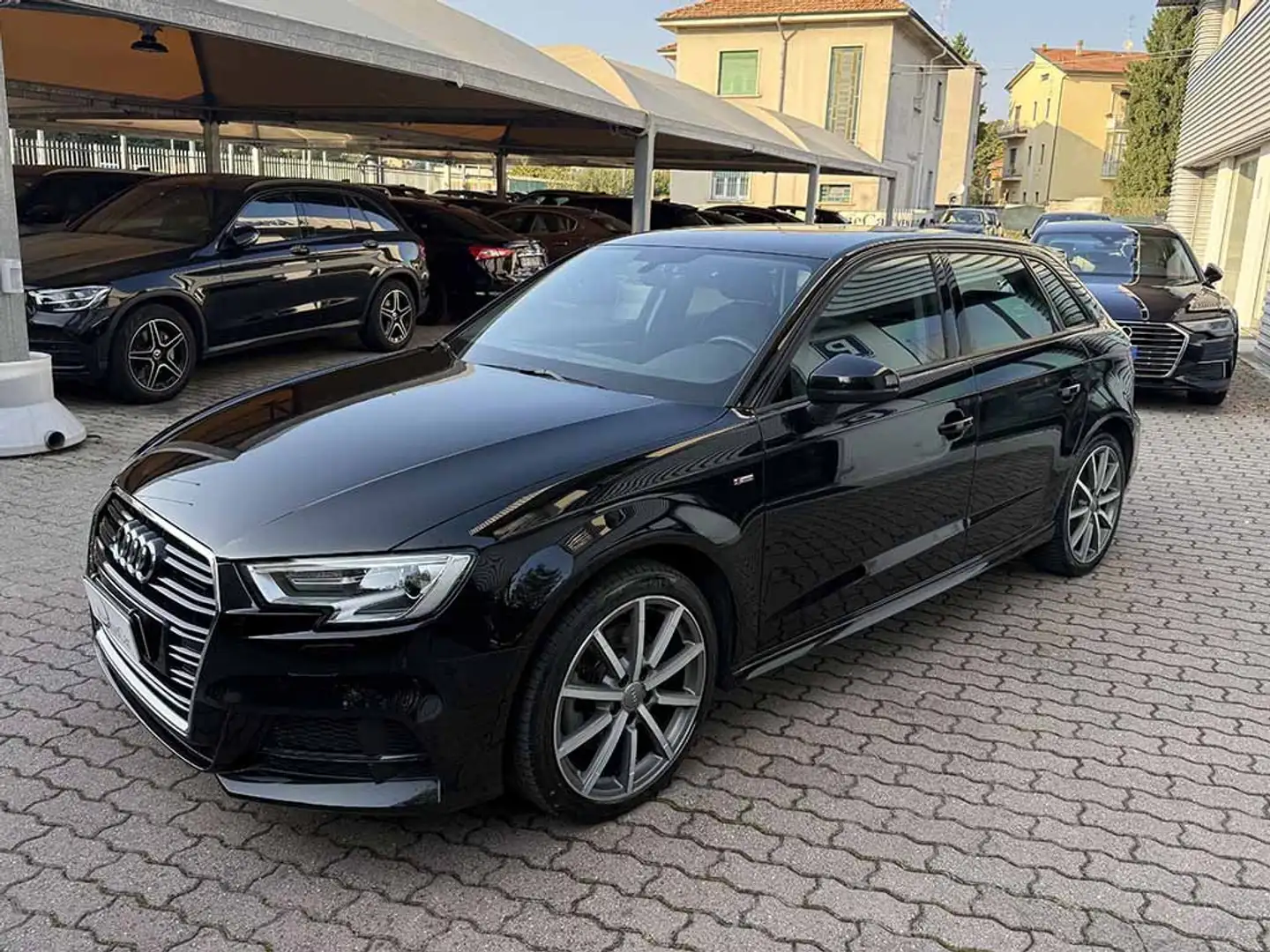 Audi A3 Sportback 35 tdi S LINE SLINE UNICO PROPRIETARIO Nero - 1