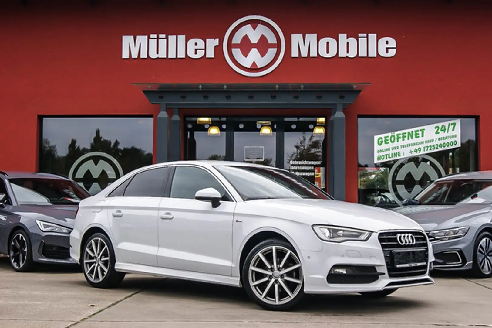 Audi A3 Limousine 1.4 TFSI S-LINE NAVIGATION XENON 18 Blanc - 1