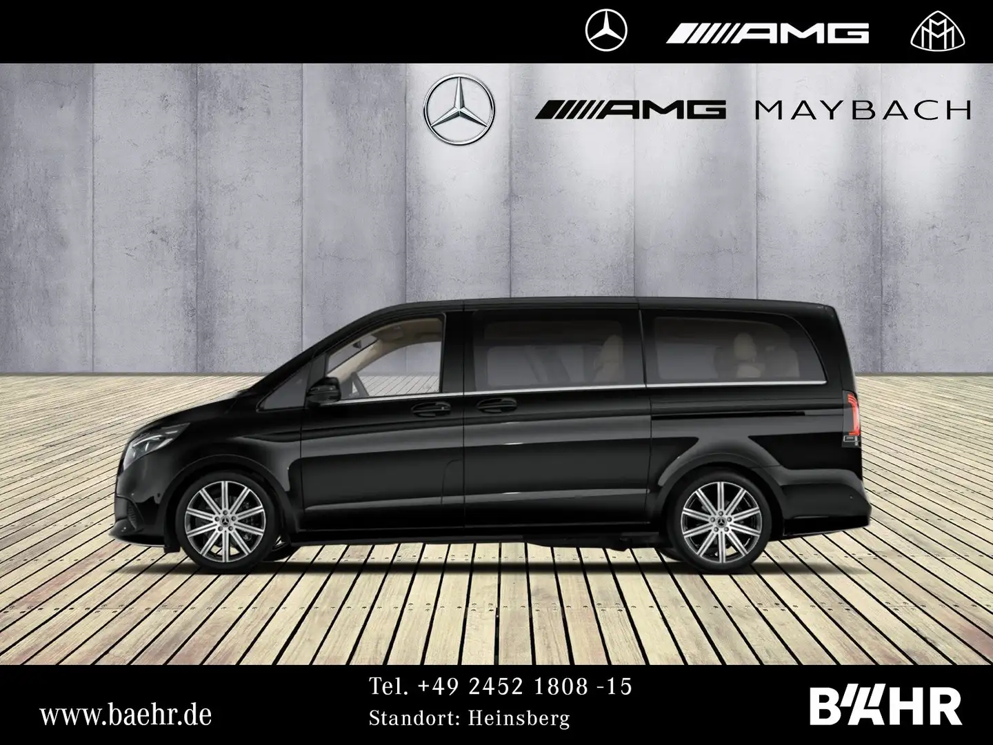Mercedes-Benz V 300 V 300 d Lang Avantgarde/MBUX-Navi/LED/Distronic Schwarz - 2
