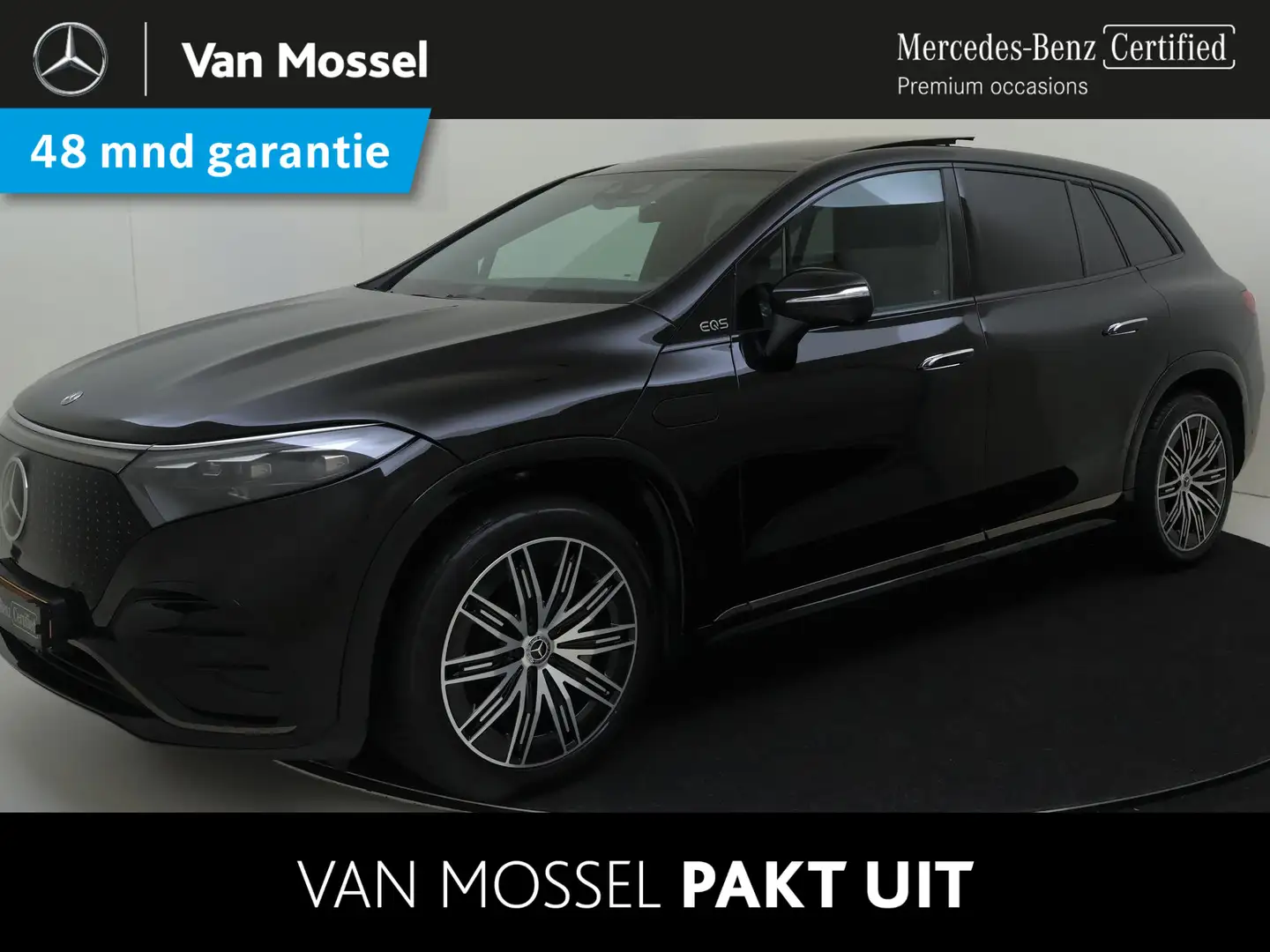 Mercedes-Benz EQS SUV 450 4MATIC AMG Line 7p 108 kWh / Stoelverwarming / Noir - 1