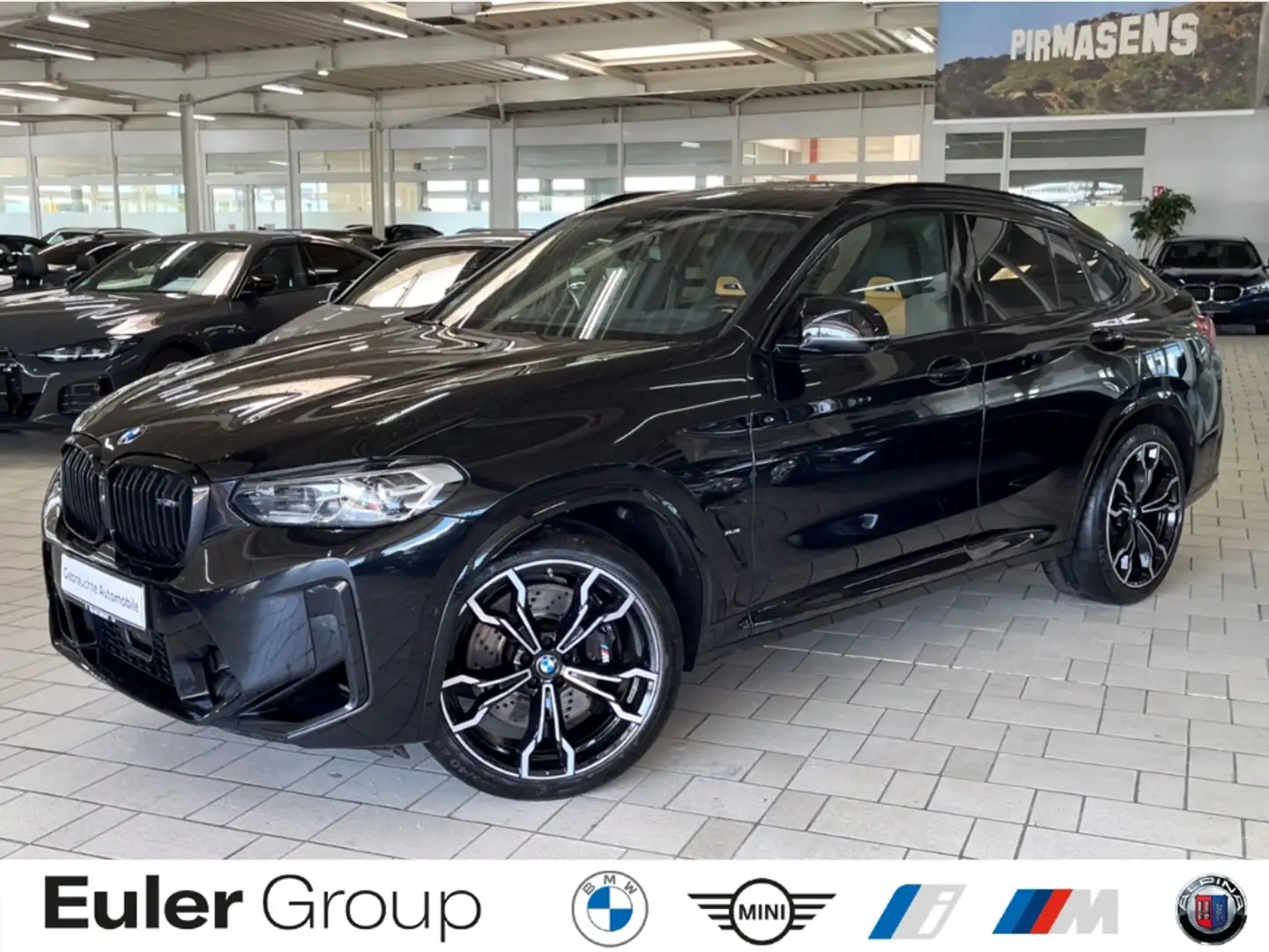 BMW X4 M A Comp. M-Sport 21'' HUD AD Pano Navi eSitze Akust Schwarz - 1