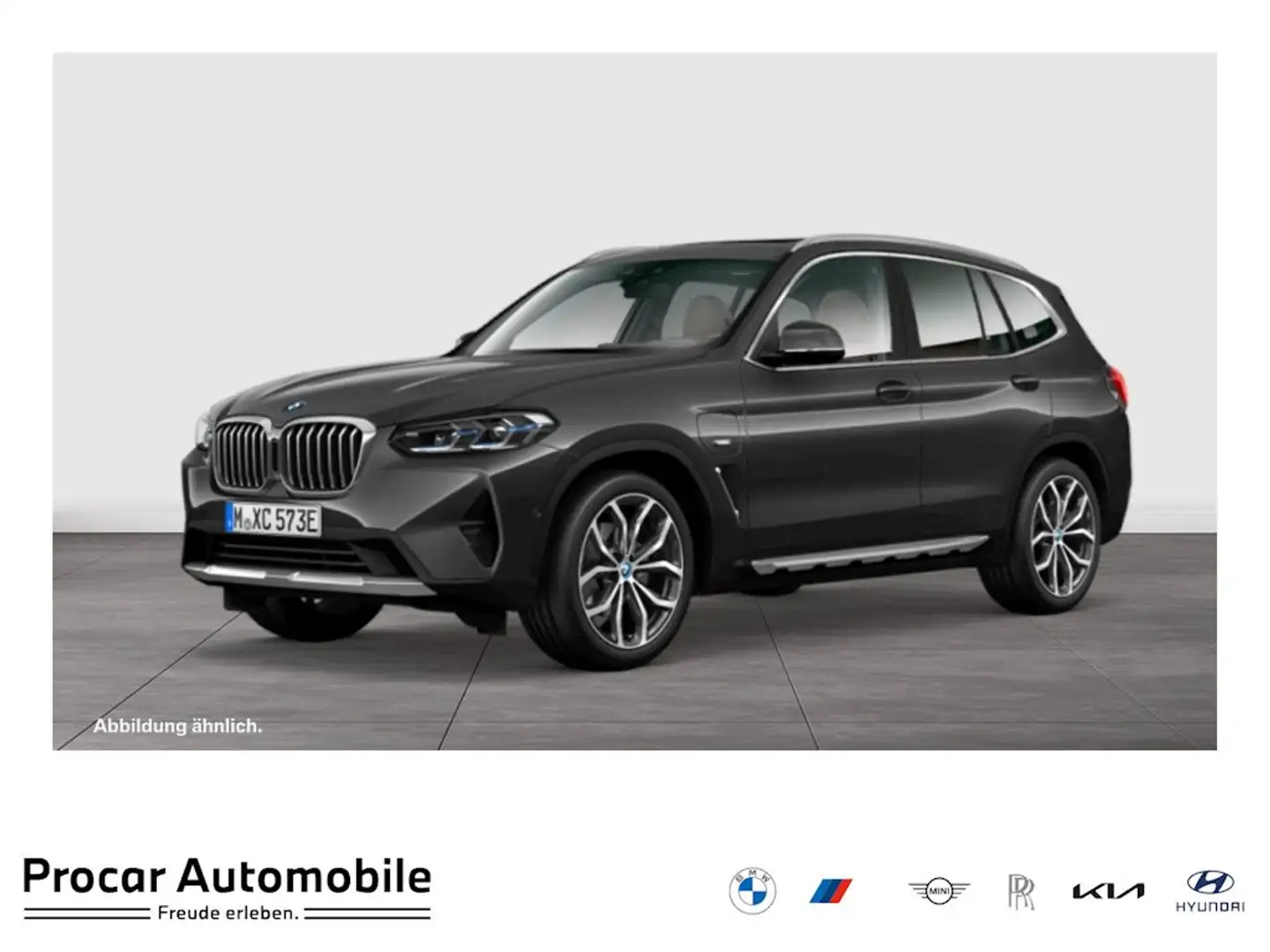 BMW X3 xDrive30e Aut Nav HuD Laser AHK Pano HiFi Grau - 1