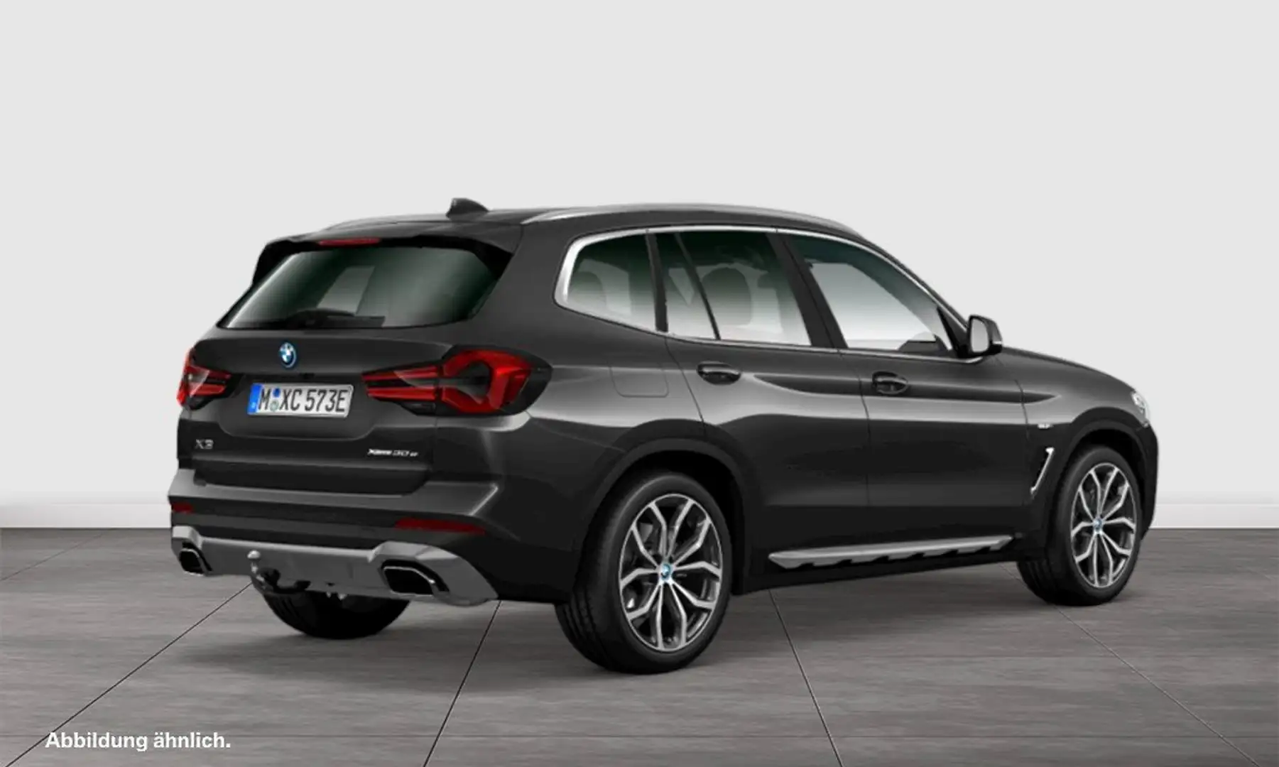 BMW X3 xDrive30e Aut Nav HuD Laser AHK Pano HiFi Grau - 2