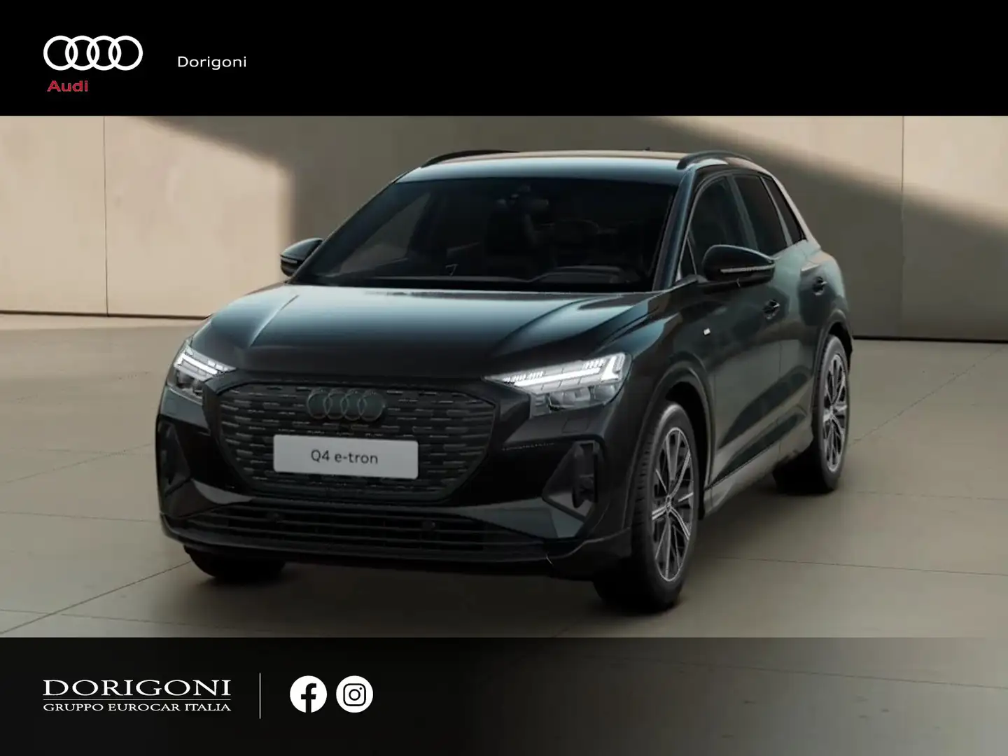 Audi Q4 e-tron 45 s line edition quattro 286cv Negro - 1