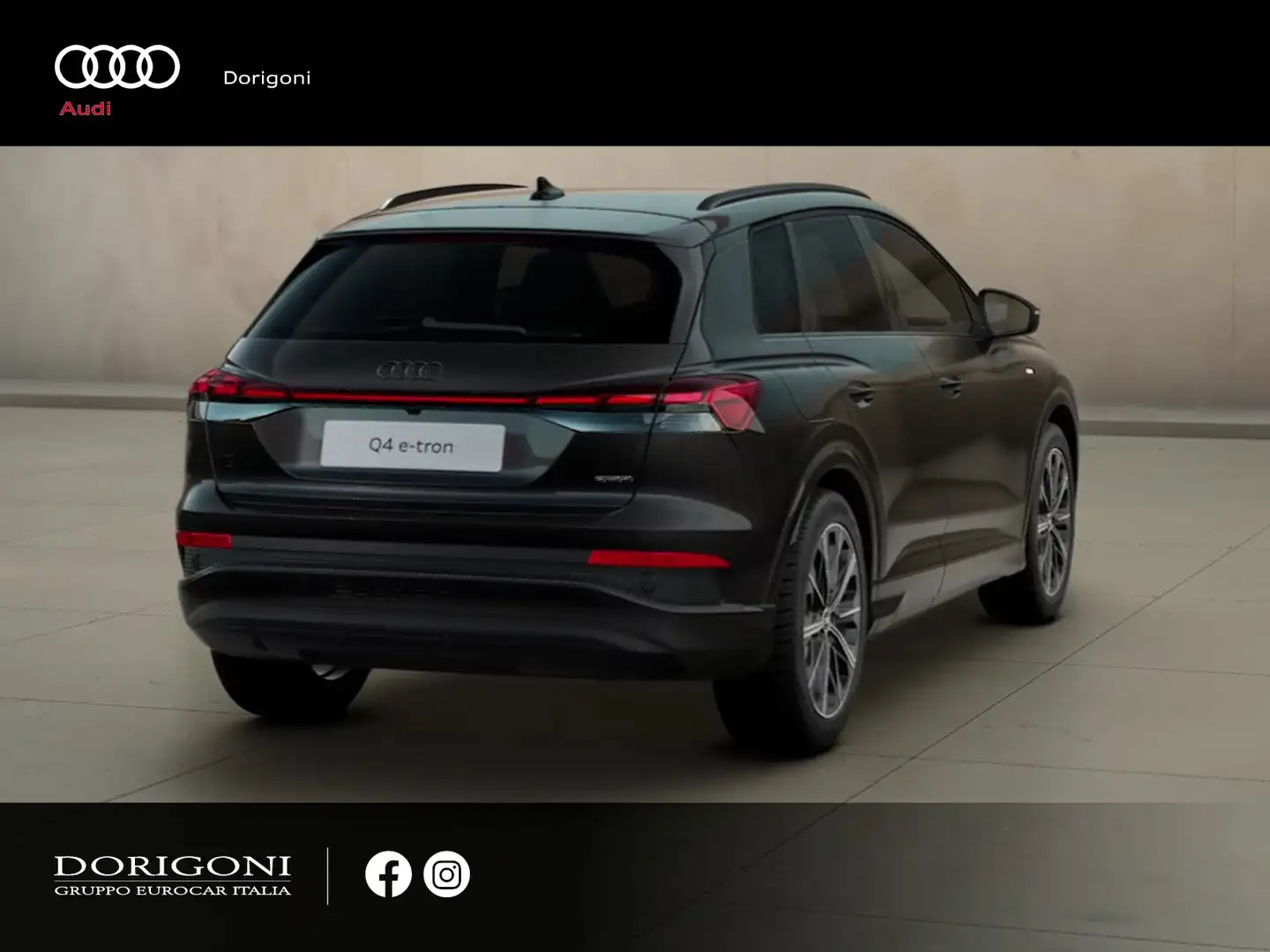 Audi Q4 e-tron 45 s line edition quattro 286cv Negro - 2