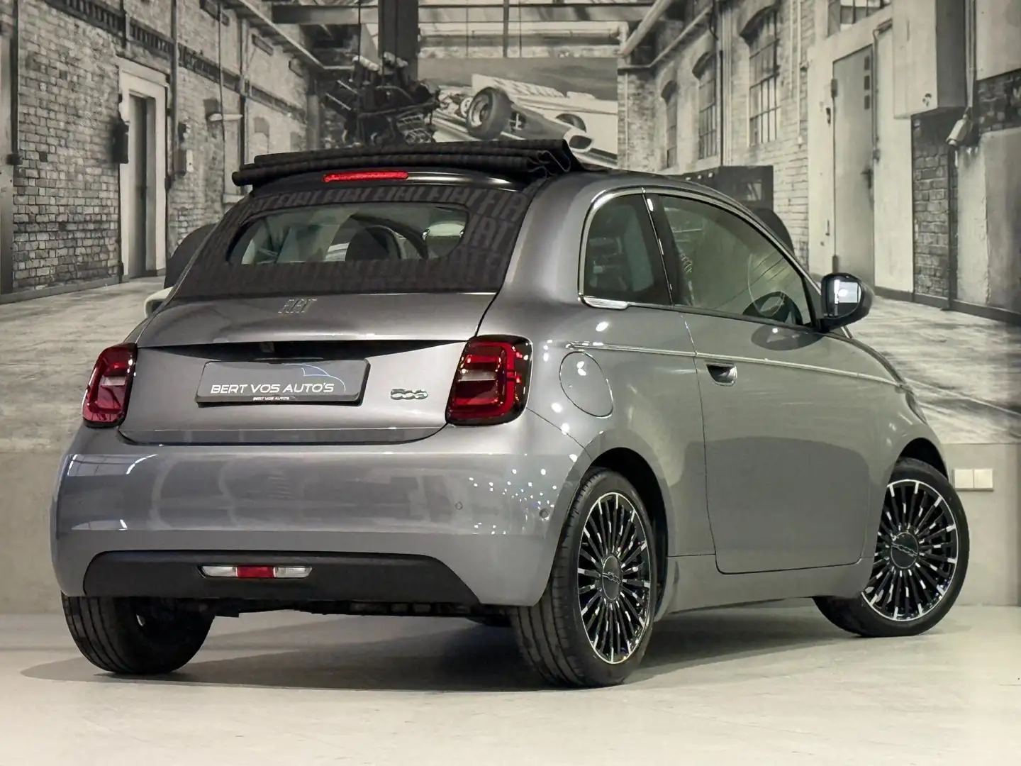 Fiat 500e Cabrio La Prima by Bocelli 42 kWh Grijs - 2