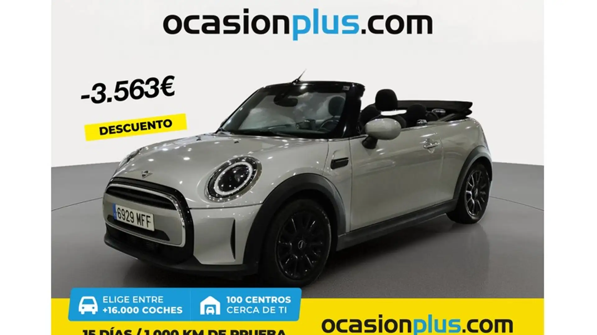 MINI Cooper Cabrio Aut. Plateado - 1
