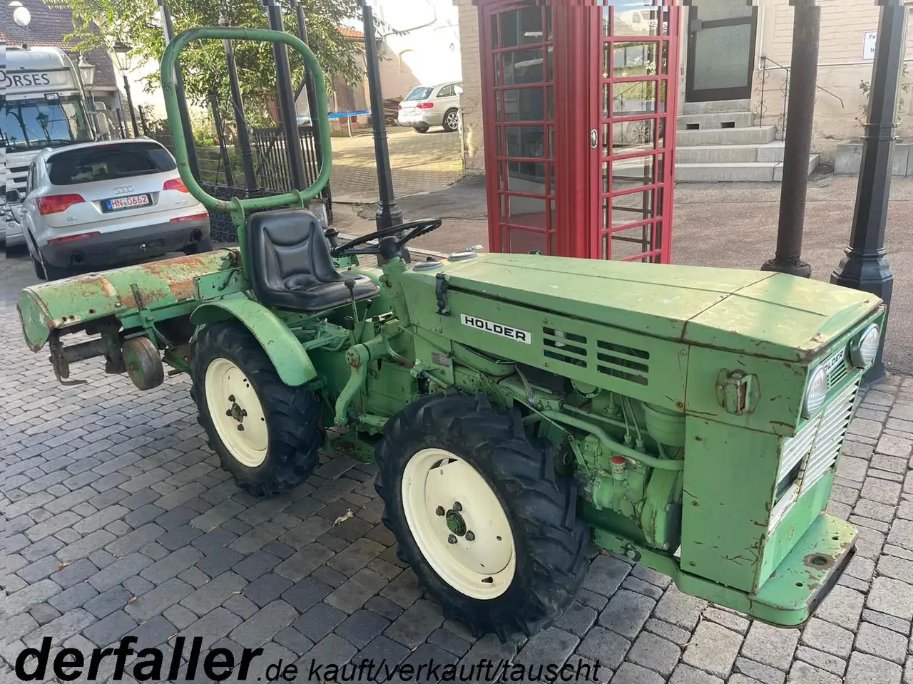A 30 Allrad Schlepper mit Fräse und Rasenreifen, foto 1
