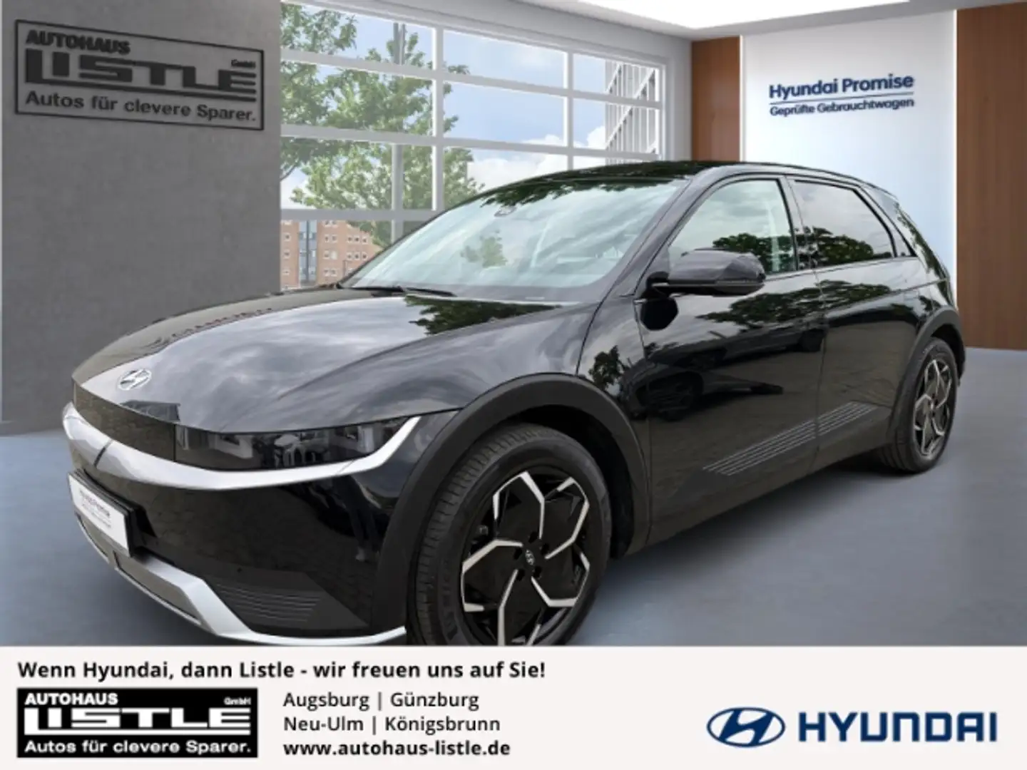 Hyundai IONIQ 5 MY24 77,4 kWh Batt. TECHNIQ-Paket inkl. el. Heckkl Schwarz - 1