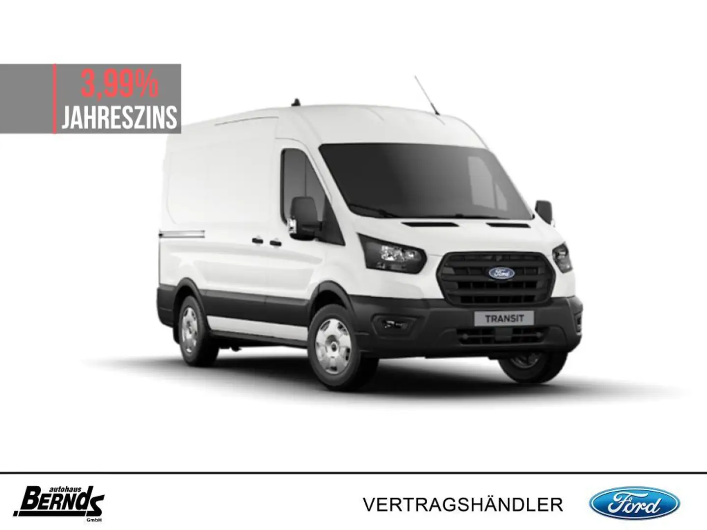 Ford 350 L2H2 Lkw VA Autm. Trend GJR PDC LADERAUMSCHUTZ Weiß - 1