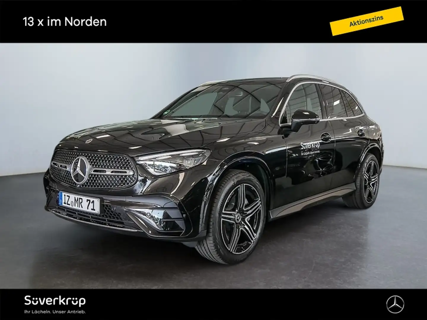 Mercedes-Benz GLC 220 d 4M AMG SPUR AHK 360 PDC SHZ MEMO Schwarz - 1