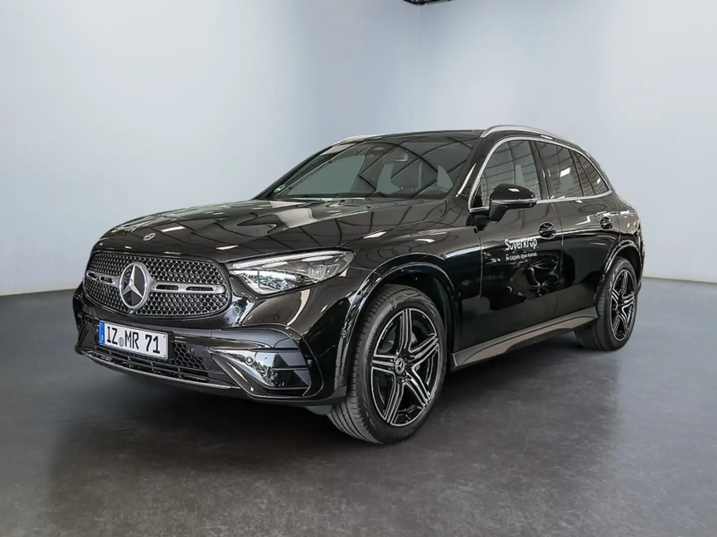 Mercedes-Benz GLC 220 d 4M AMG SPUR AHK 360 PDC SHZ MEMO Schwarz - 2