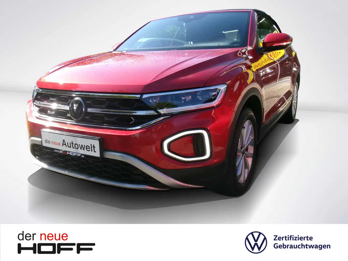 Volkswagen T-Roc Cabriolet 1.0 TSi Style Kamera ACC SHZ Allwetter D Rouge - 1