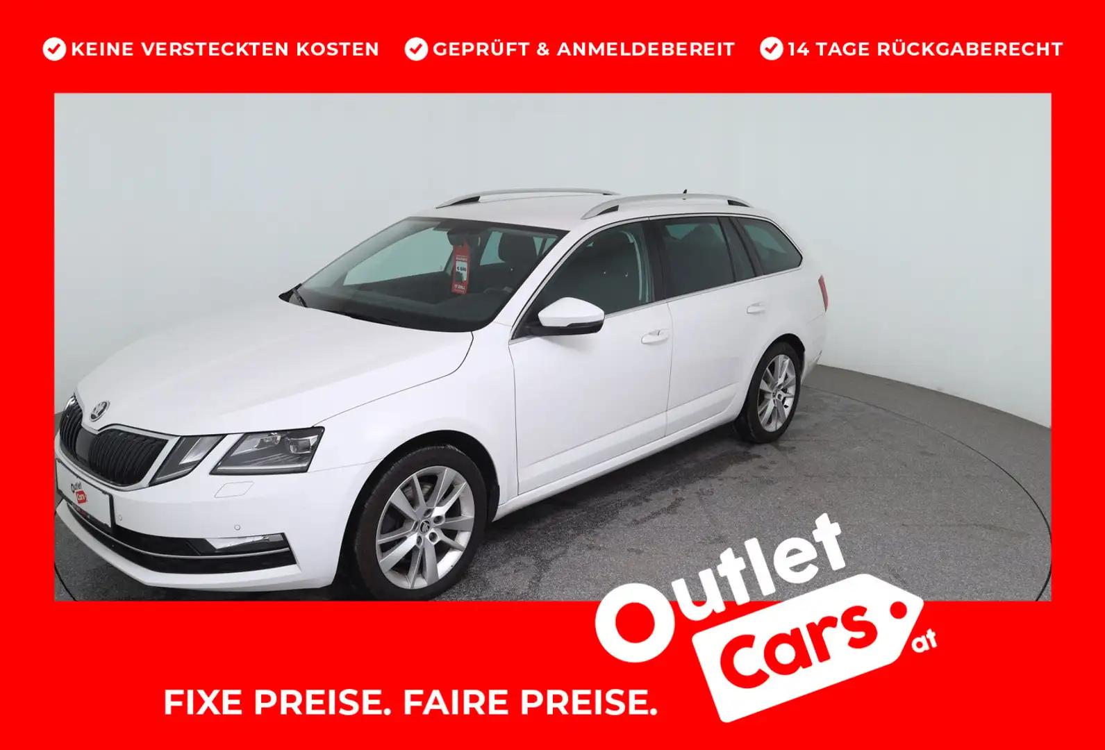 Skoda Octavia 4x4 Style Limited TDI DSG Weiß - 1