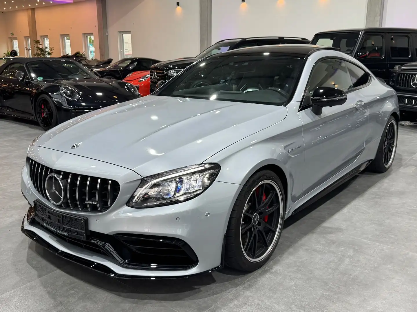 Mercedes-Benz C 63 AMG C 63 S AMG Coupe*Pano*Multibeam*Carbon*Burmester Argent - 1