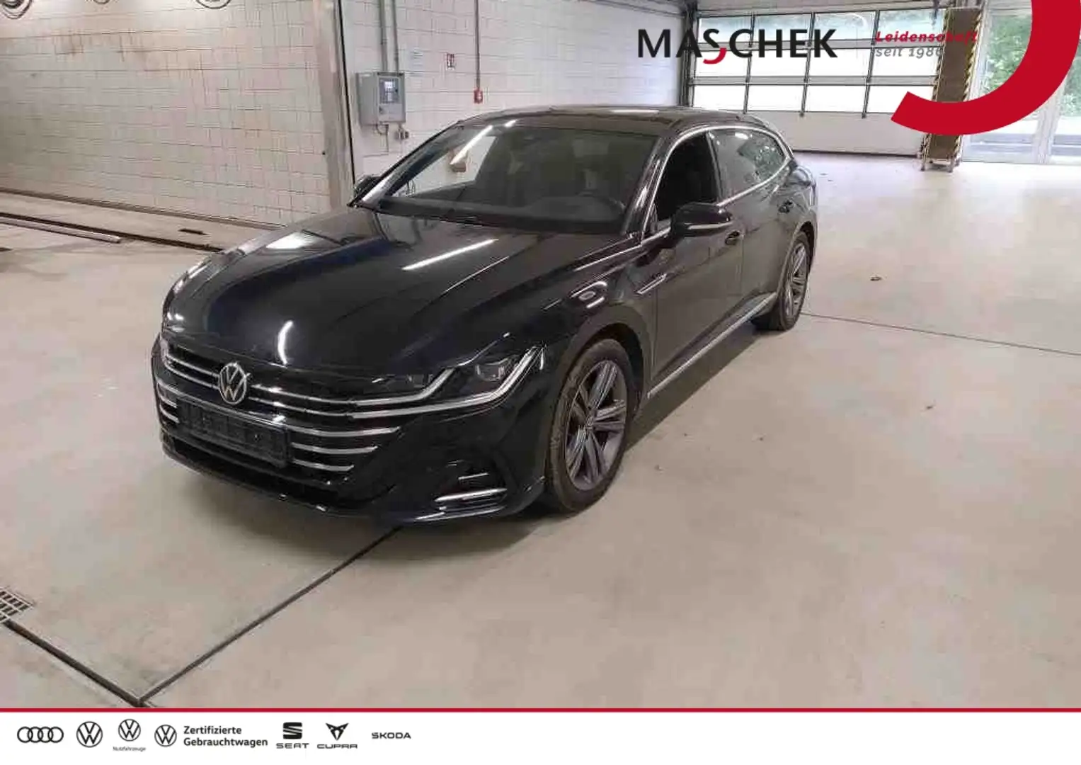 Volkswagen Arteon Shooting Brake R line 1.4 eHybrid Pano AHK Leder K Noir - 1