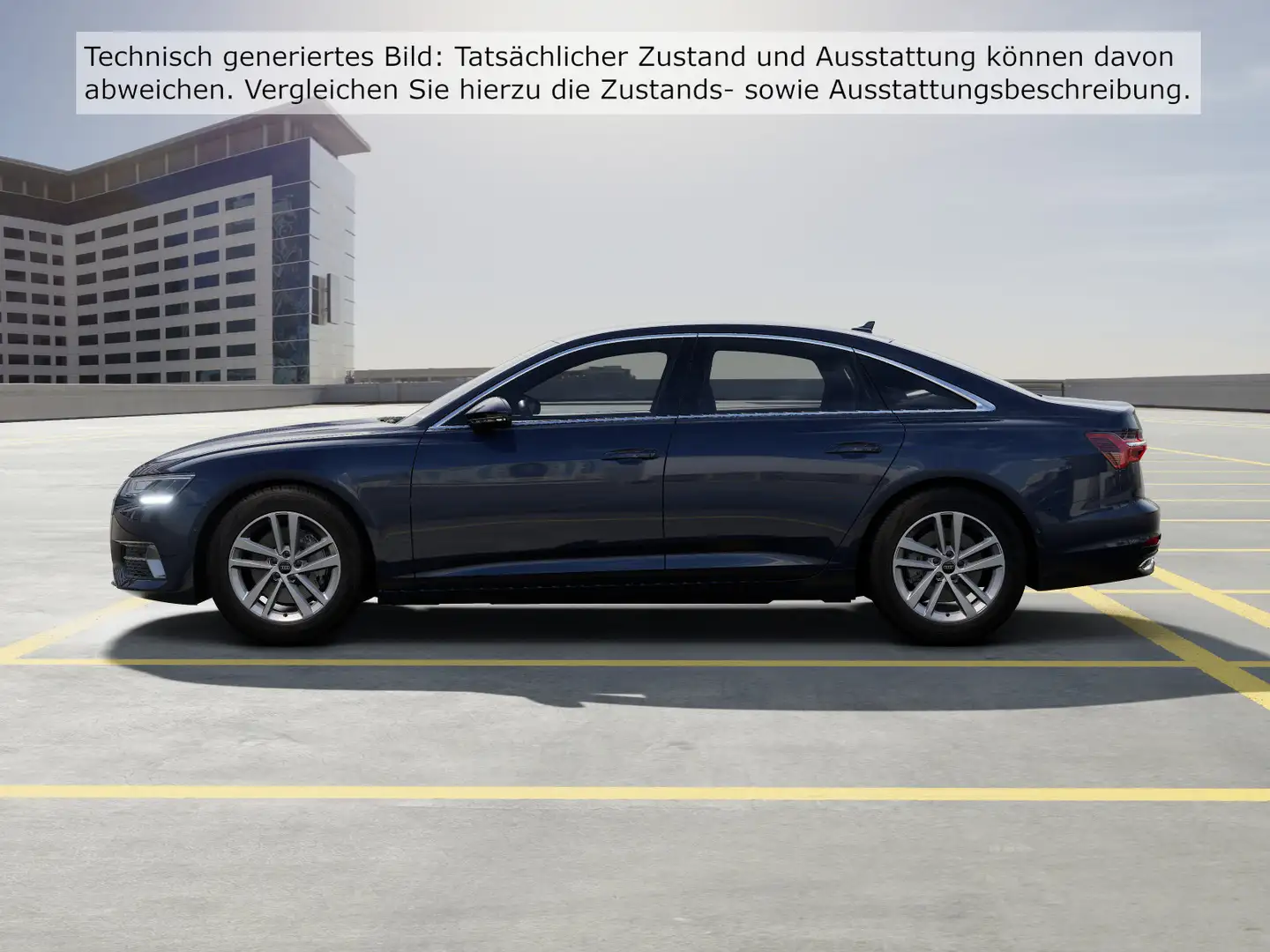 Audi A6 45 TDI quattro S tronic advanced sp Blau - 2