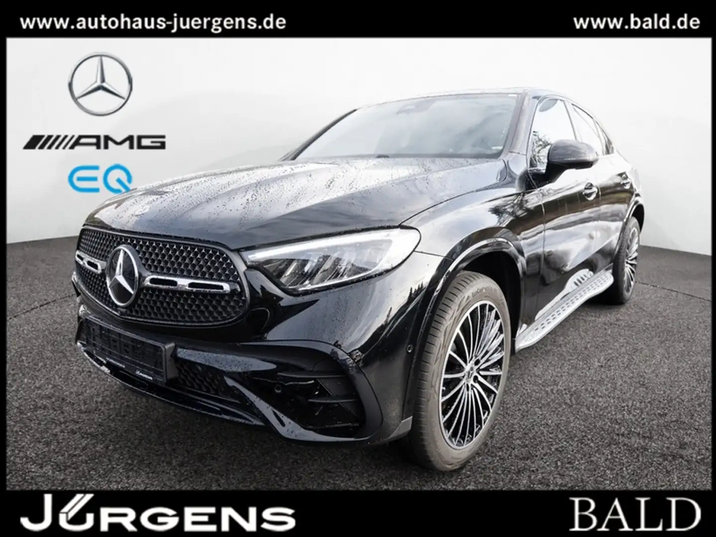 Mercedes-Benz GLC 300 de 4M Coupé AMG-Sport/Pano/Burm/AHK/20' Schwarz - 1