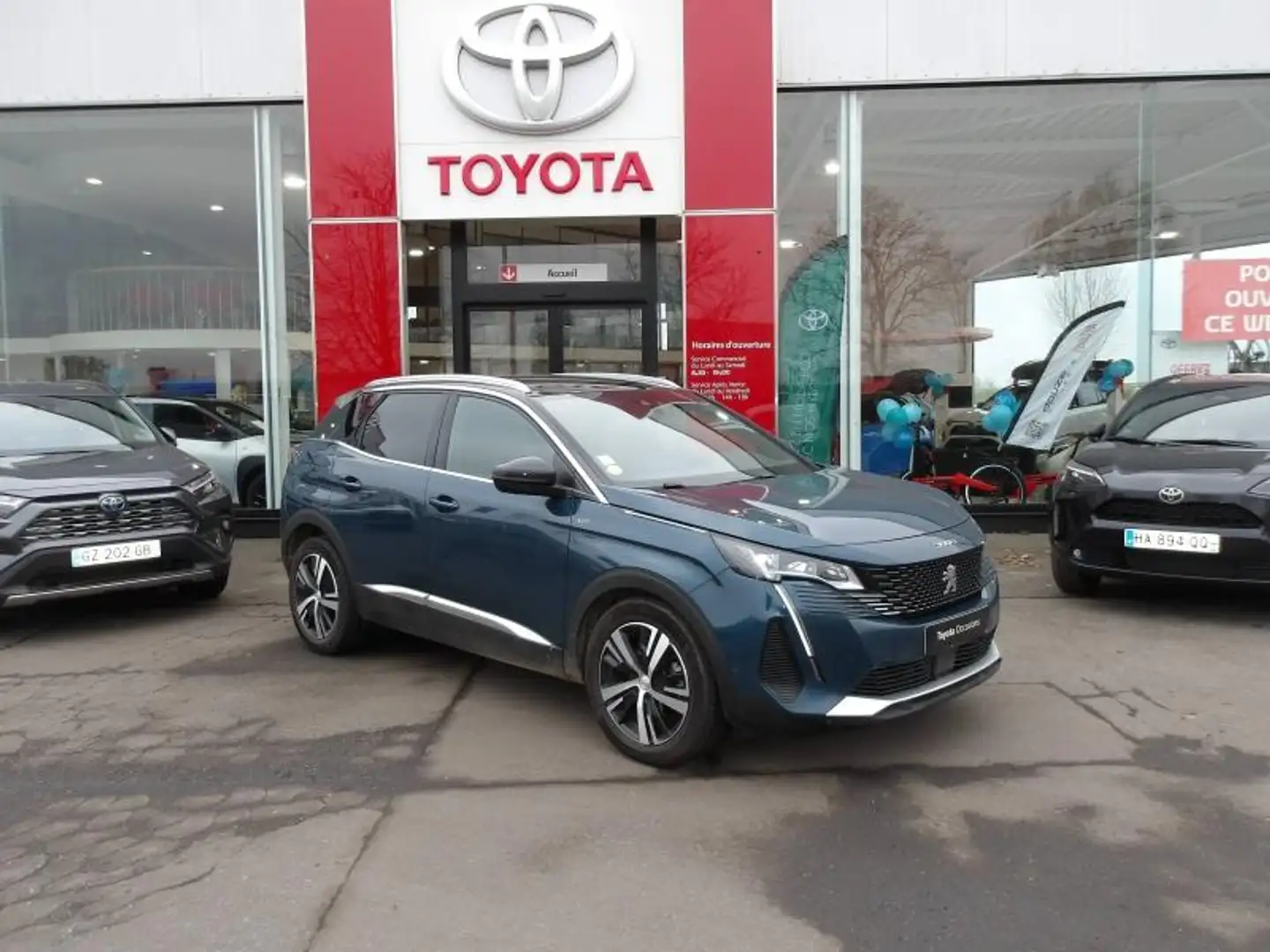 Peugeot 3008 1.5 BlueHDi 130ch S\u0026S Allure EAT8 Bleu - 1