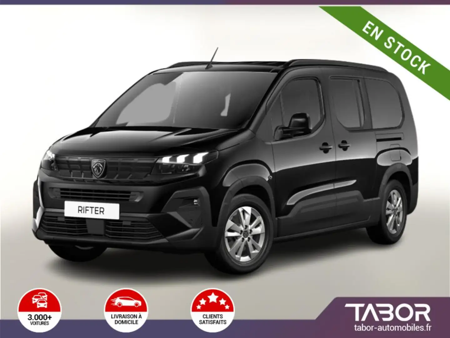 Peugeot Rifter 100 Allure L2 16R 7S StyleP CarP Noir - 1