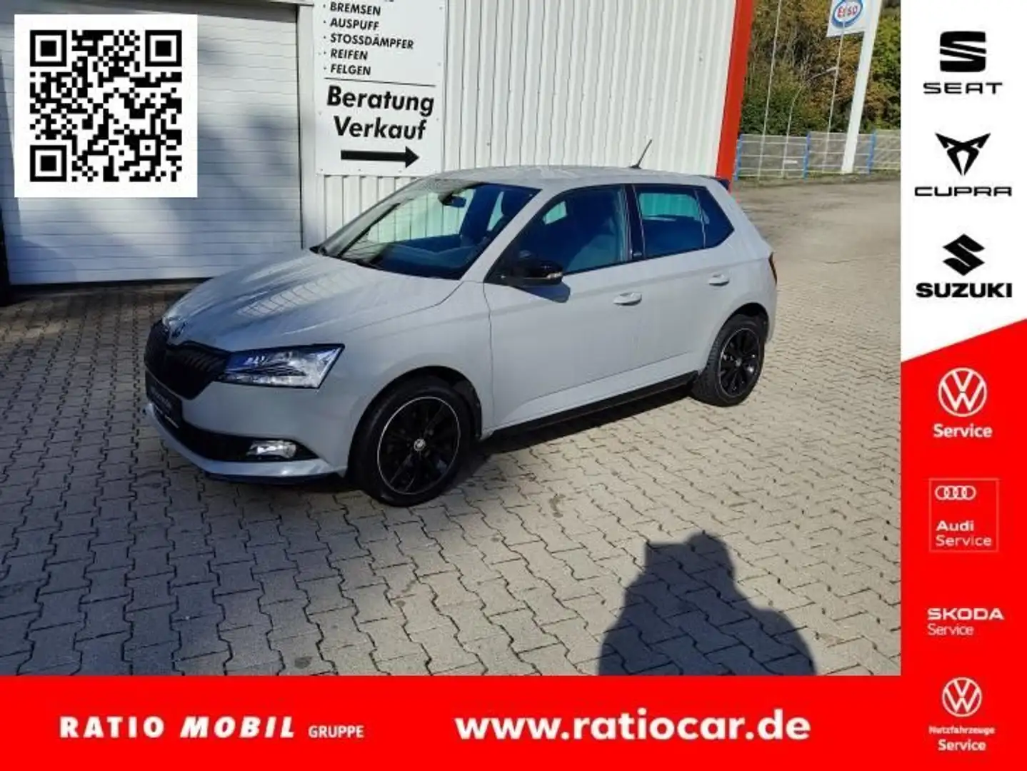 Skoda Fabia FABIA MONTE CARLO 1.0 TSI LED NAVI EINPARKH. SHZ Grau - 1