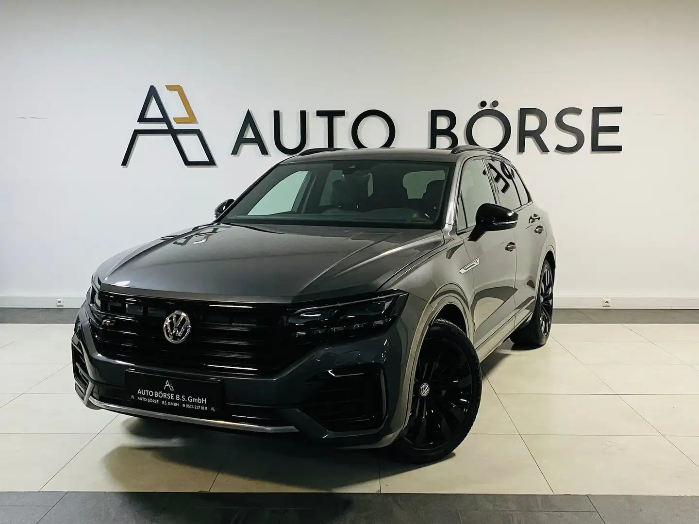Volkswagen Touareg R Line+Black STYLE+ELEGANCE*LUFT*AHK*LED Gris - 1
