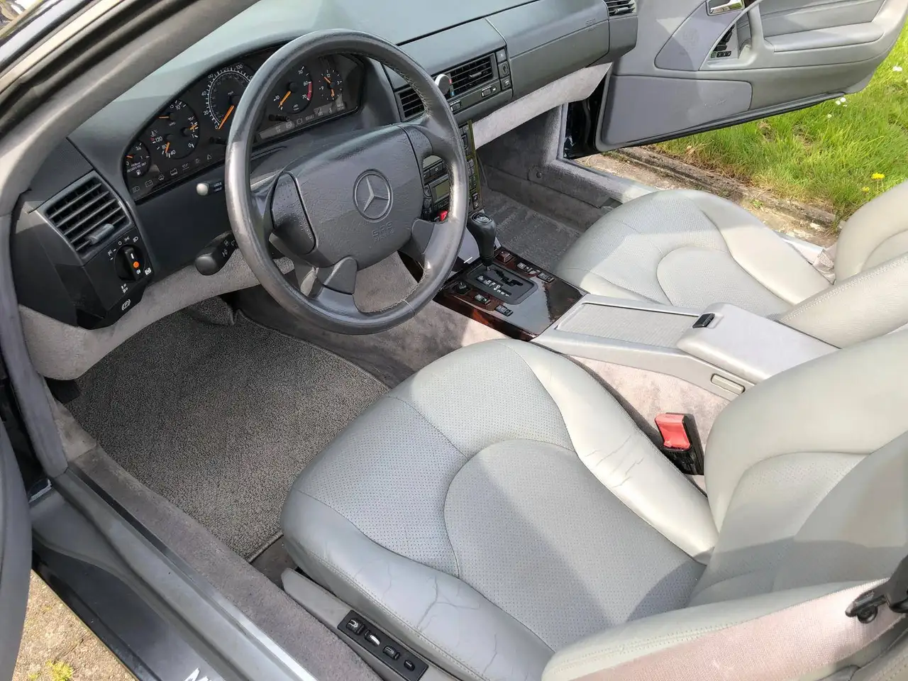 Mercedes-Benz SL 500 AMG Felgen , Tüv neu, Leder , sauber , blauschwarz, foto 11