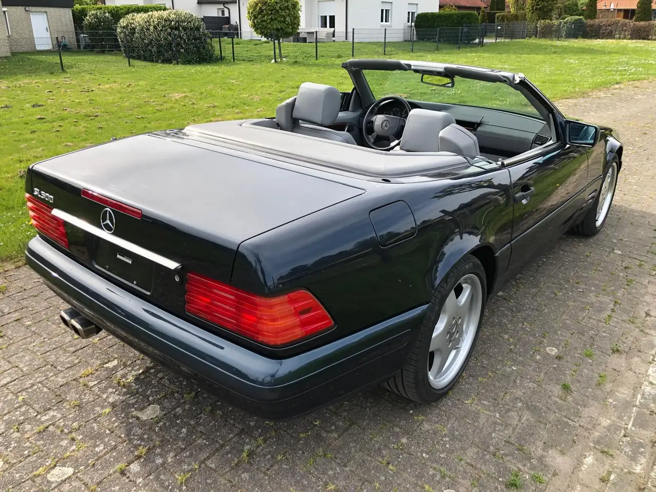 Mercedes-Benz SL 500 AMG Felgen , Tüv neu, Leder , sauber , blauschwarz, foto 5