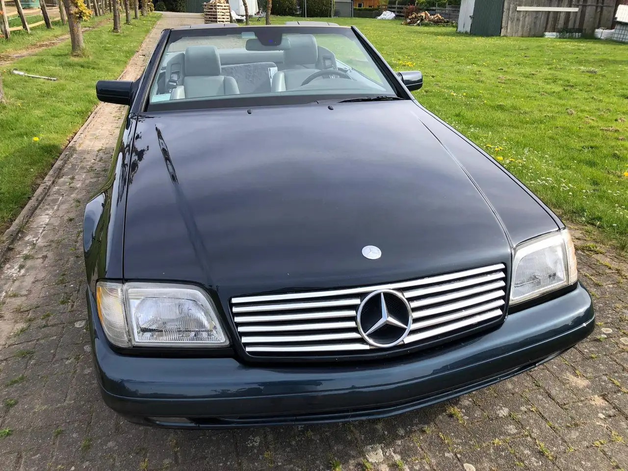 Mercedes-Benz SL 500 AMG Felgen , Tüv neu, Leder , sauber , blauschwarz, foto 8