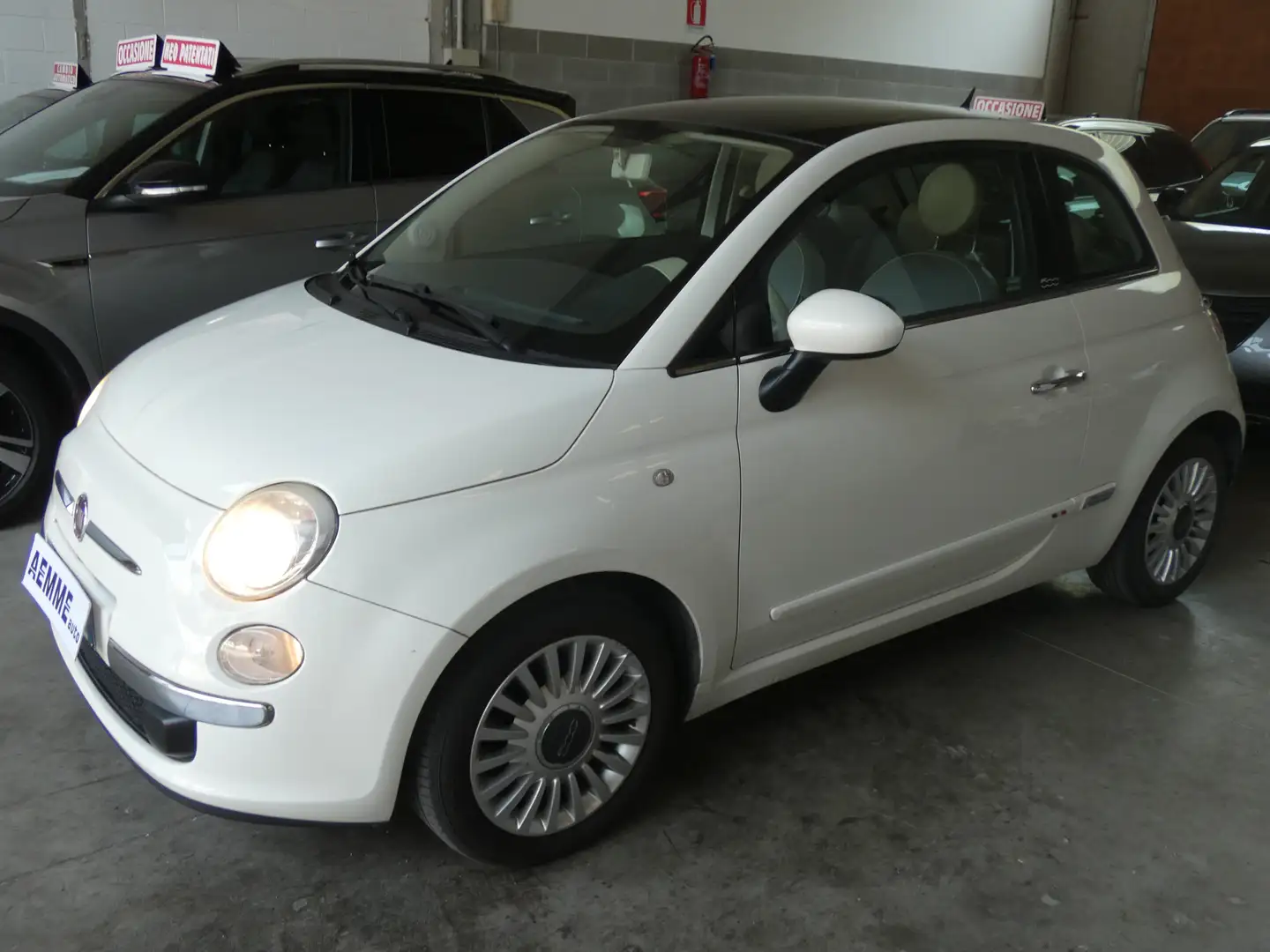 Fiat 500 500 1.2 Lounge 69cv CAMBIO AUTOMATICO! Bianco - 2