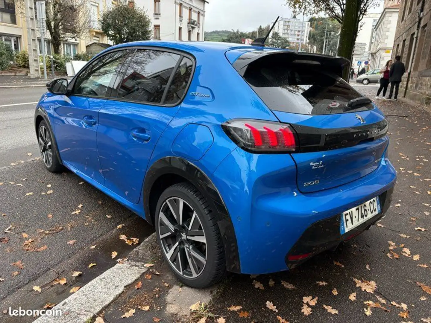 Peugeot 208 Gt Line 130 cv Toit panoramique historique complet Bleu - 2