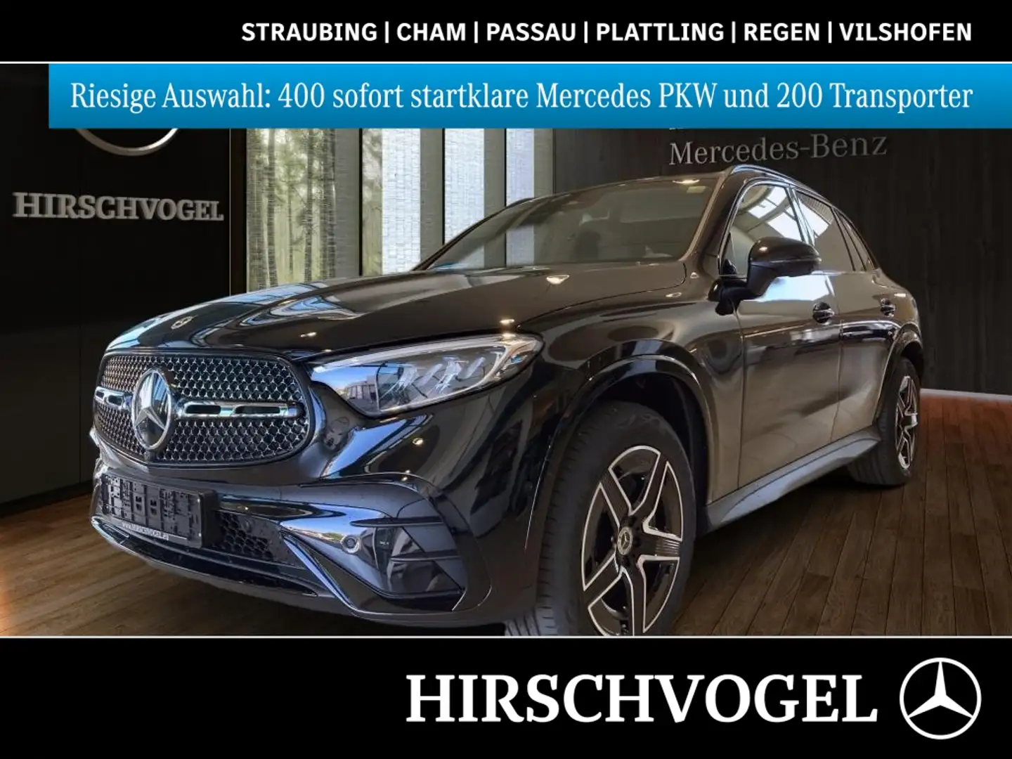Mercedes-Benz GLC 300 de 4M EDITION AMG-Line+Night+AHK+DISTRON Schwarz - 1